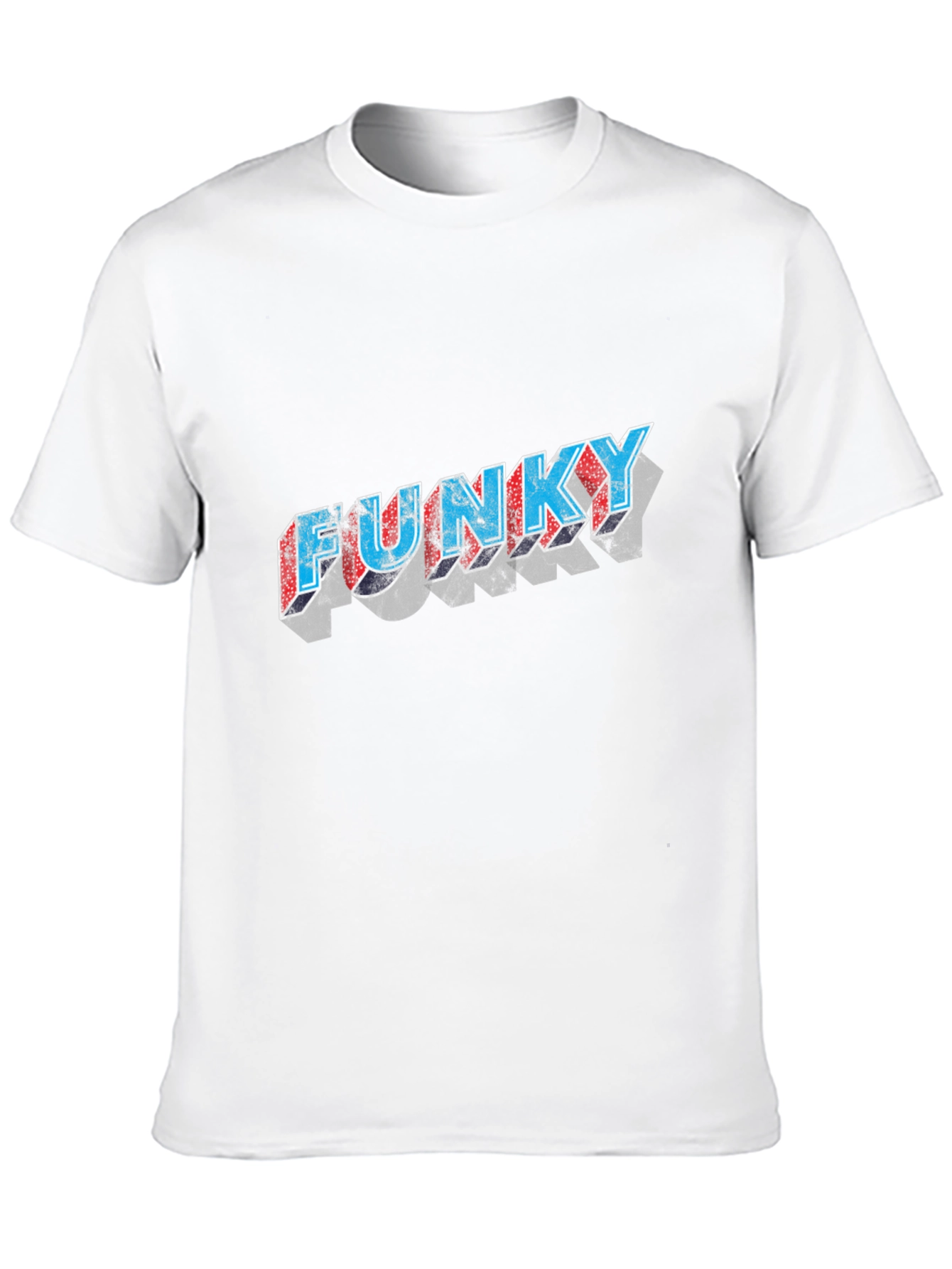 Funky Graphic Tee - Stylish Black Cotton T-Shirt
