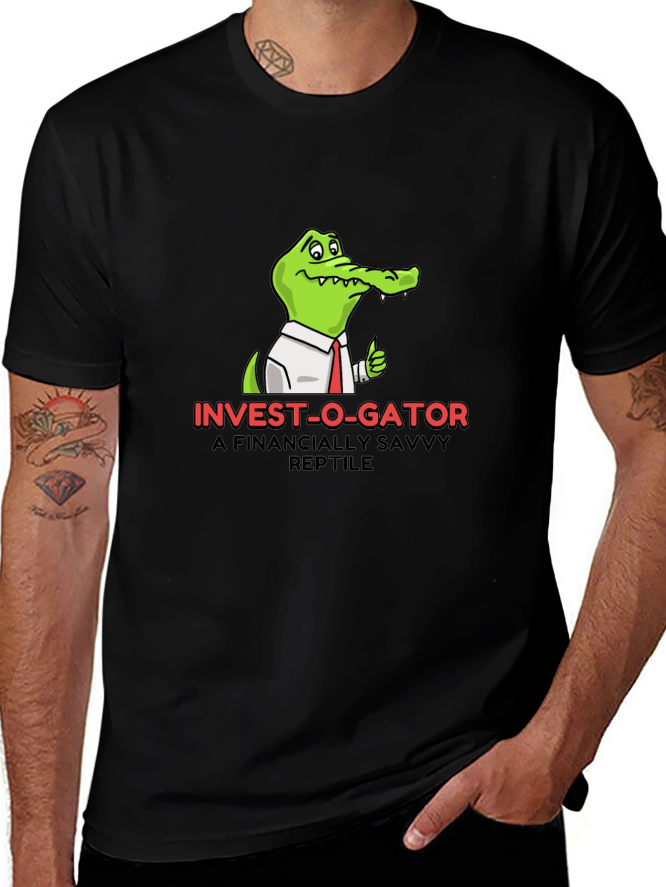 Invest-O-Gator T-Shirt - A Financially Savvy Reptile