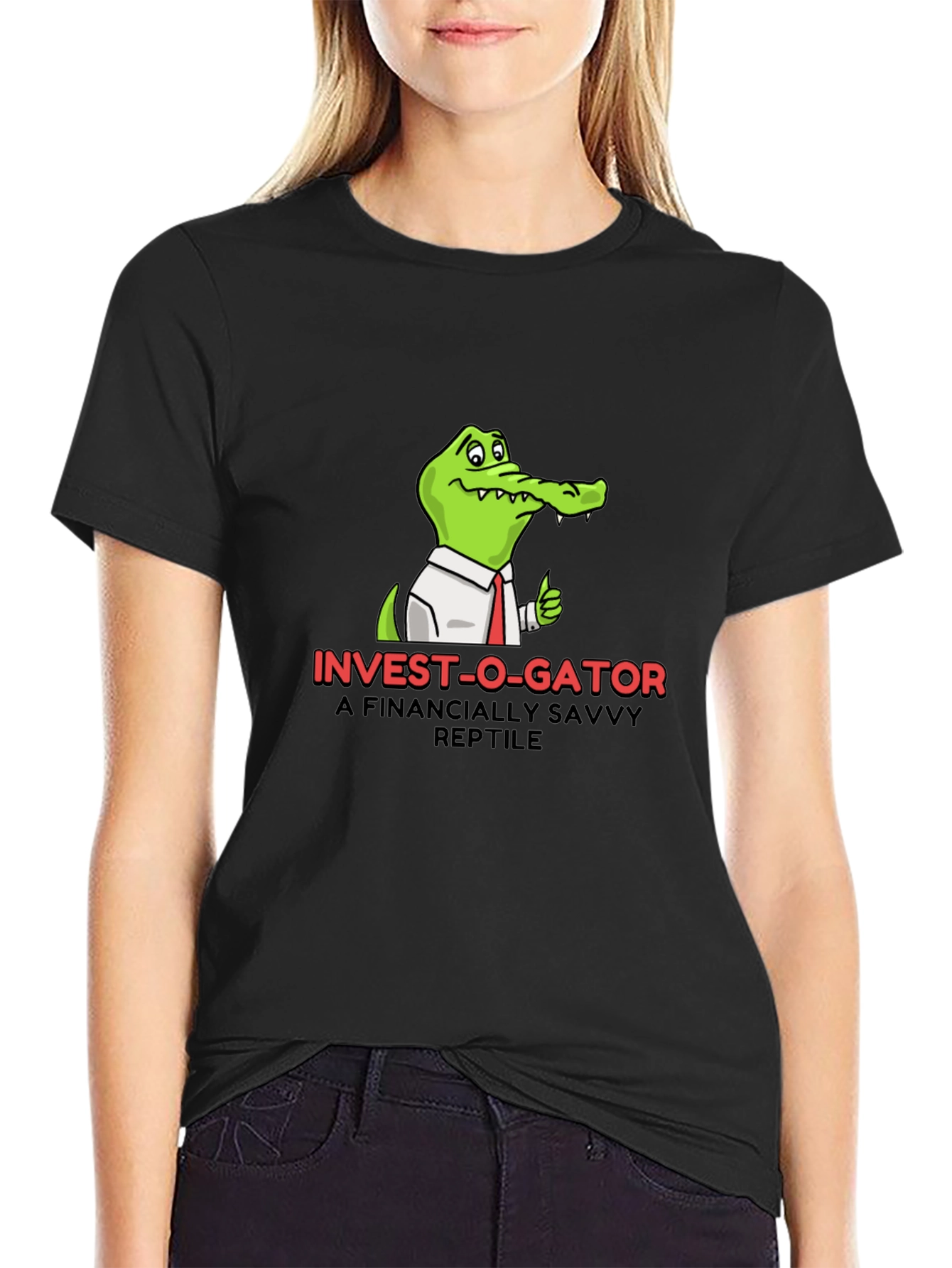 Invest-O-Gator T-Shirt - A Financially Savvy Reptile