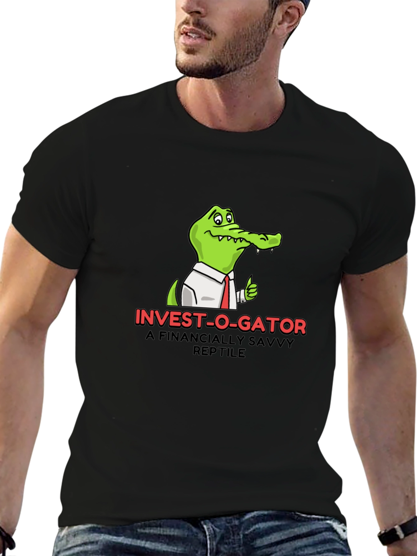 Invest-O-Gator T-Shirt - A Financially Savvy Reptile