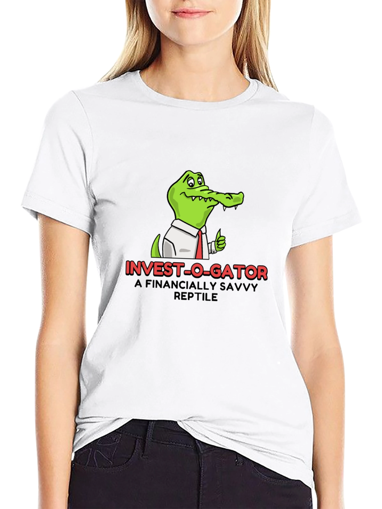 Invest-O-Gator T-Shirt - A Financially Savvy Reptile