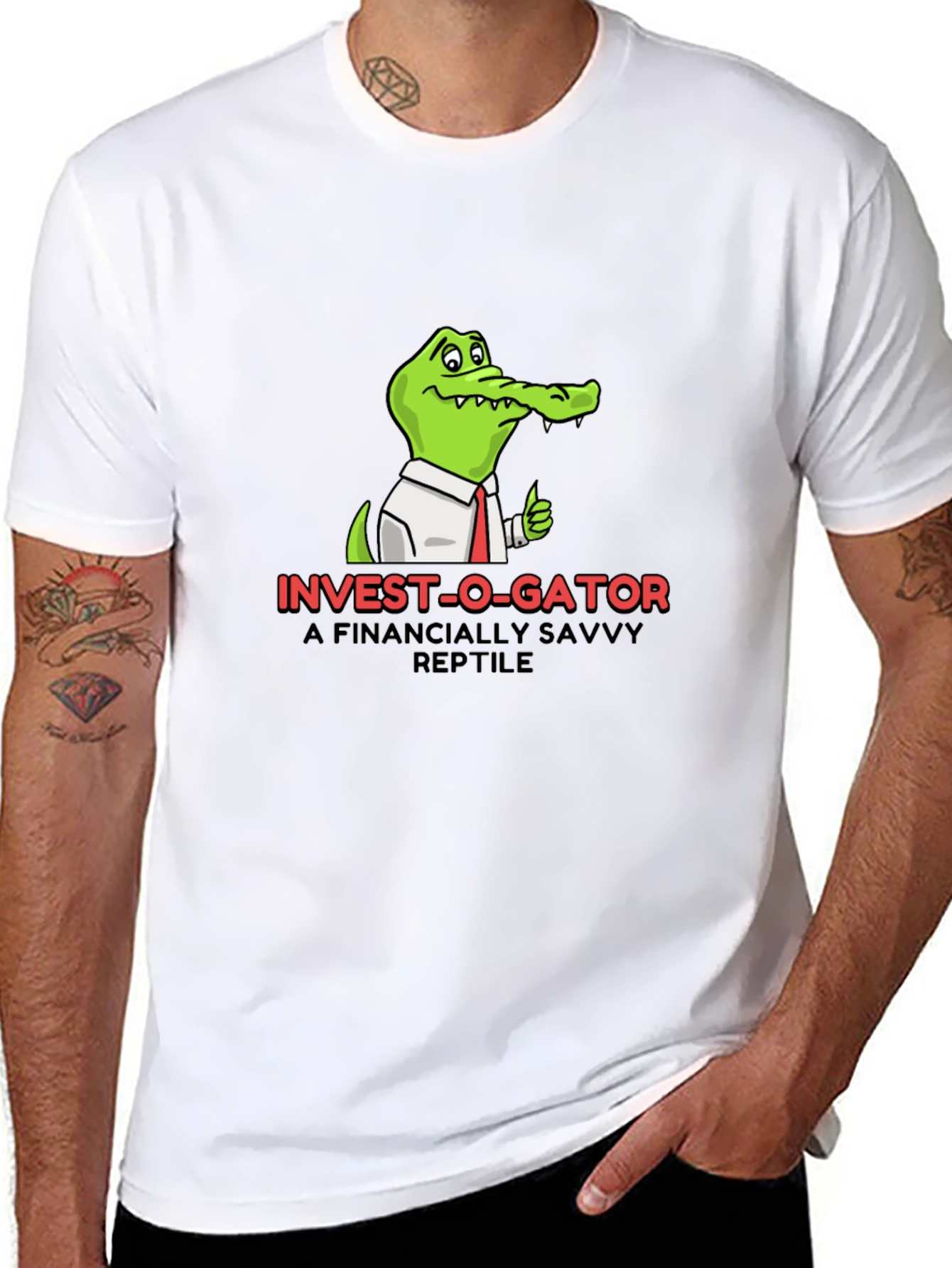 Invest-O-Gator T-Shirt - A Financially Savvy Reptile