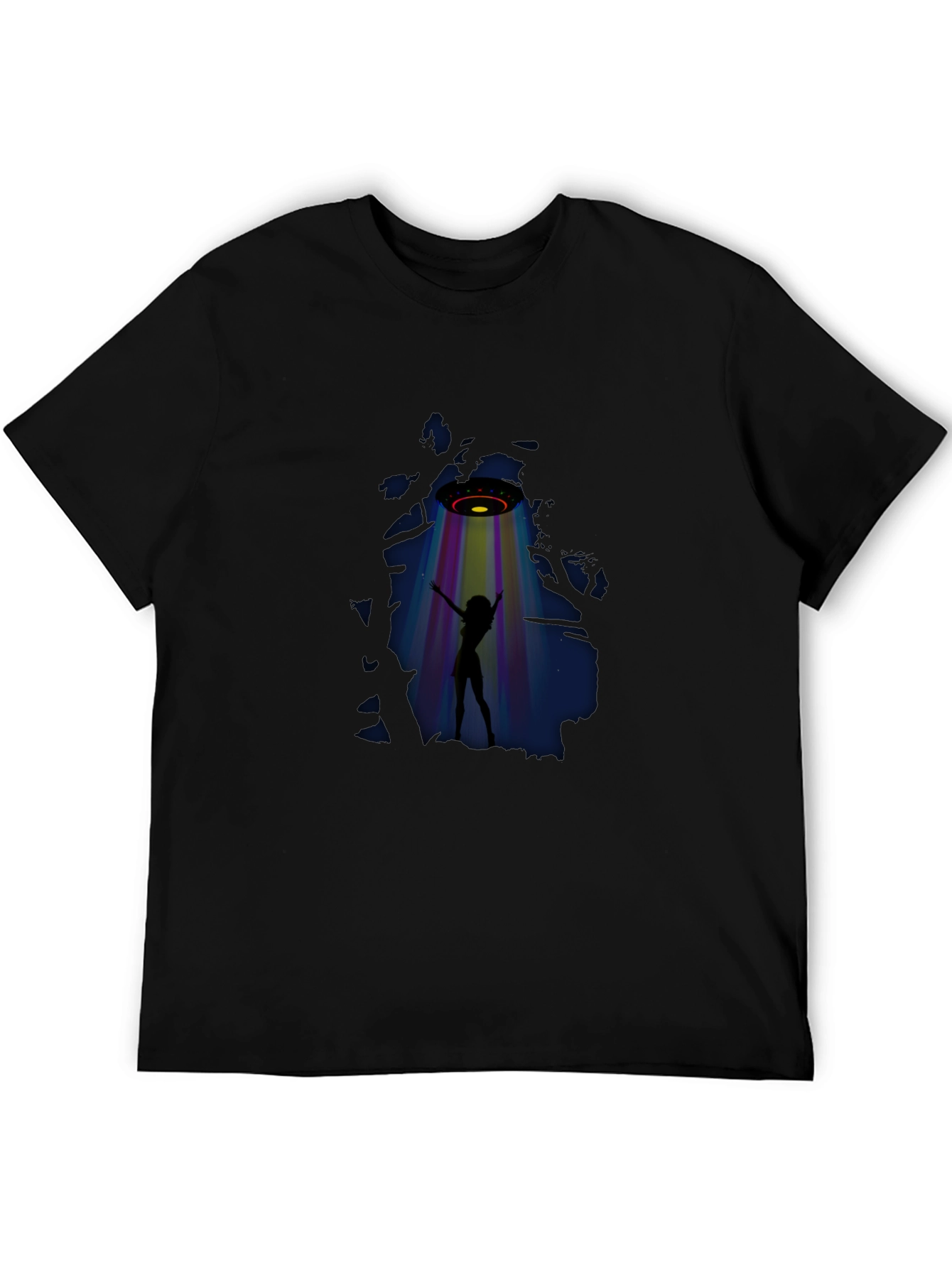 UFO Abduction Graphic Tee