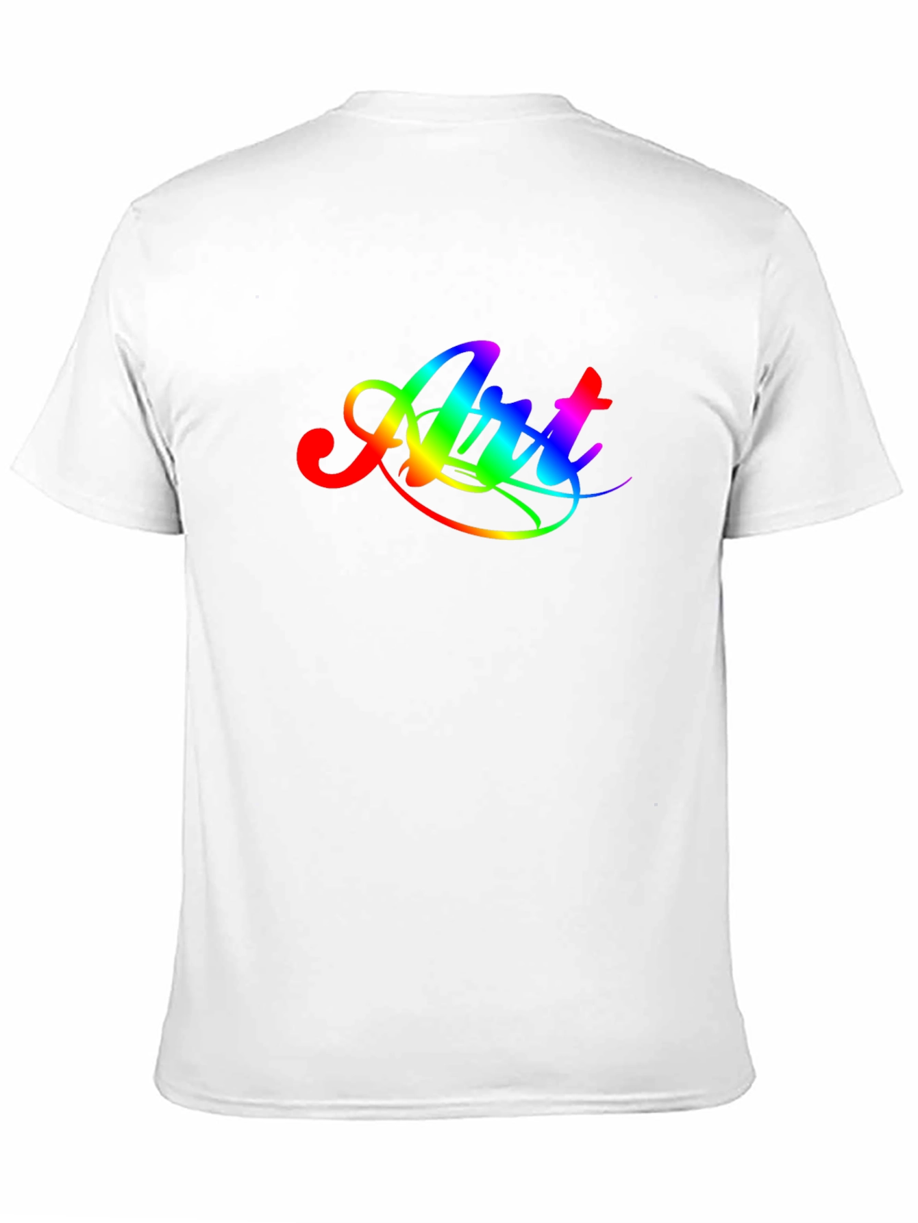 Rainbow Art Graphic Tee - Mens Black T-Shirt