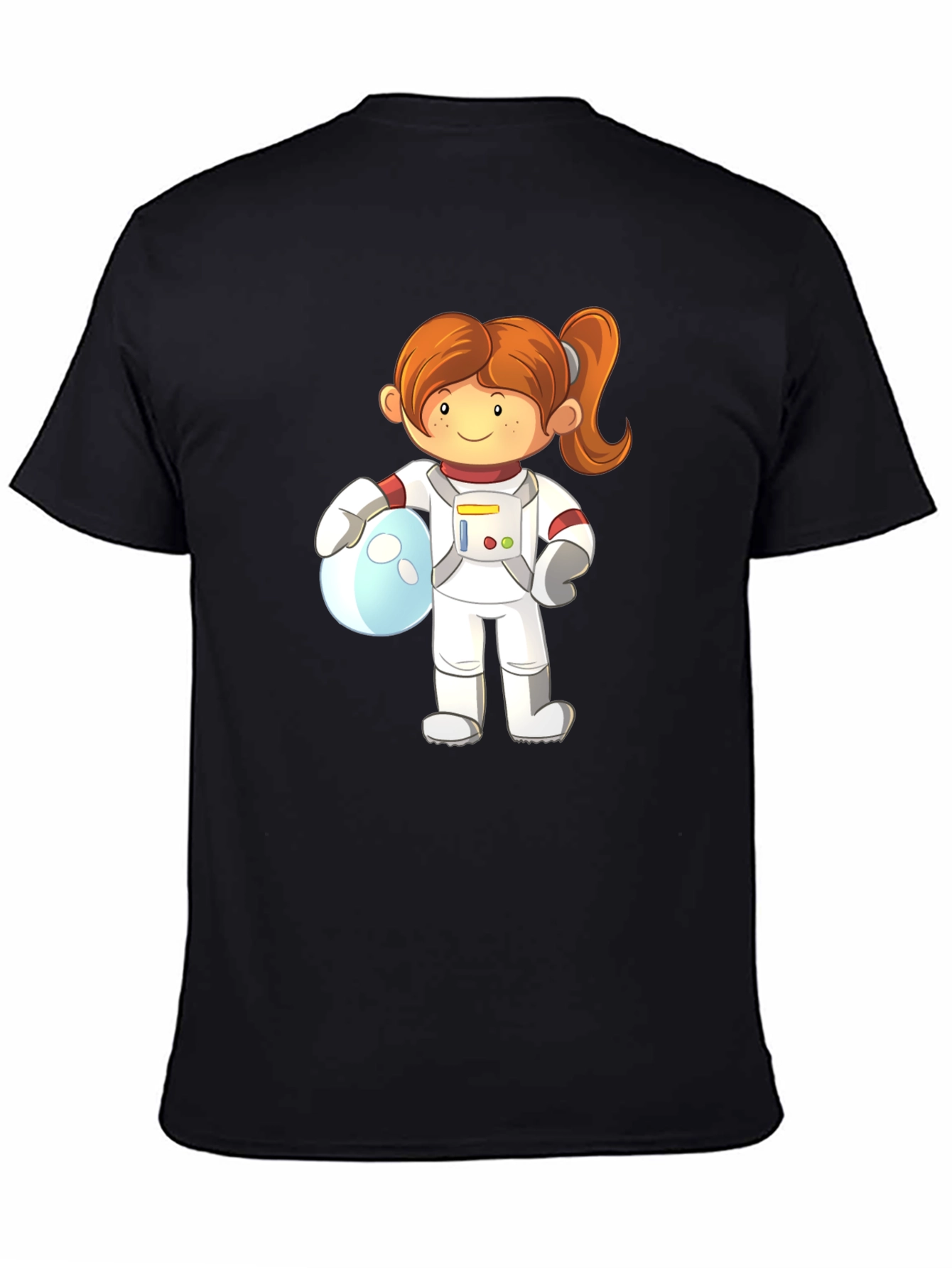 Cartoon Astronaut Girls T-Shirt