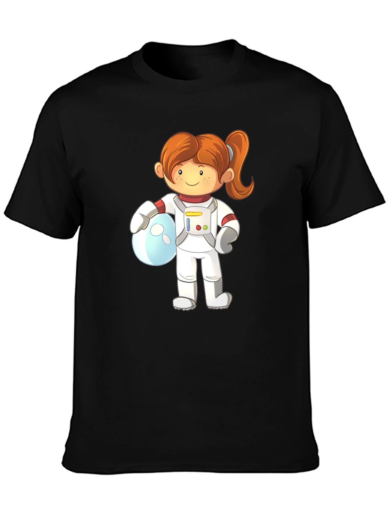 Cartoon Astronaut Girls T-Shirt