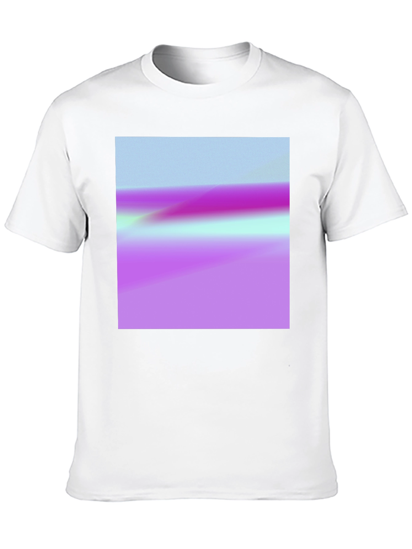 Abstract Horizon Black T-Shirt