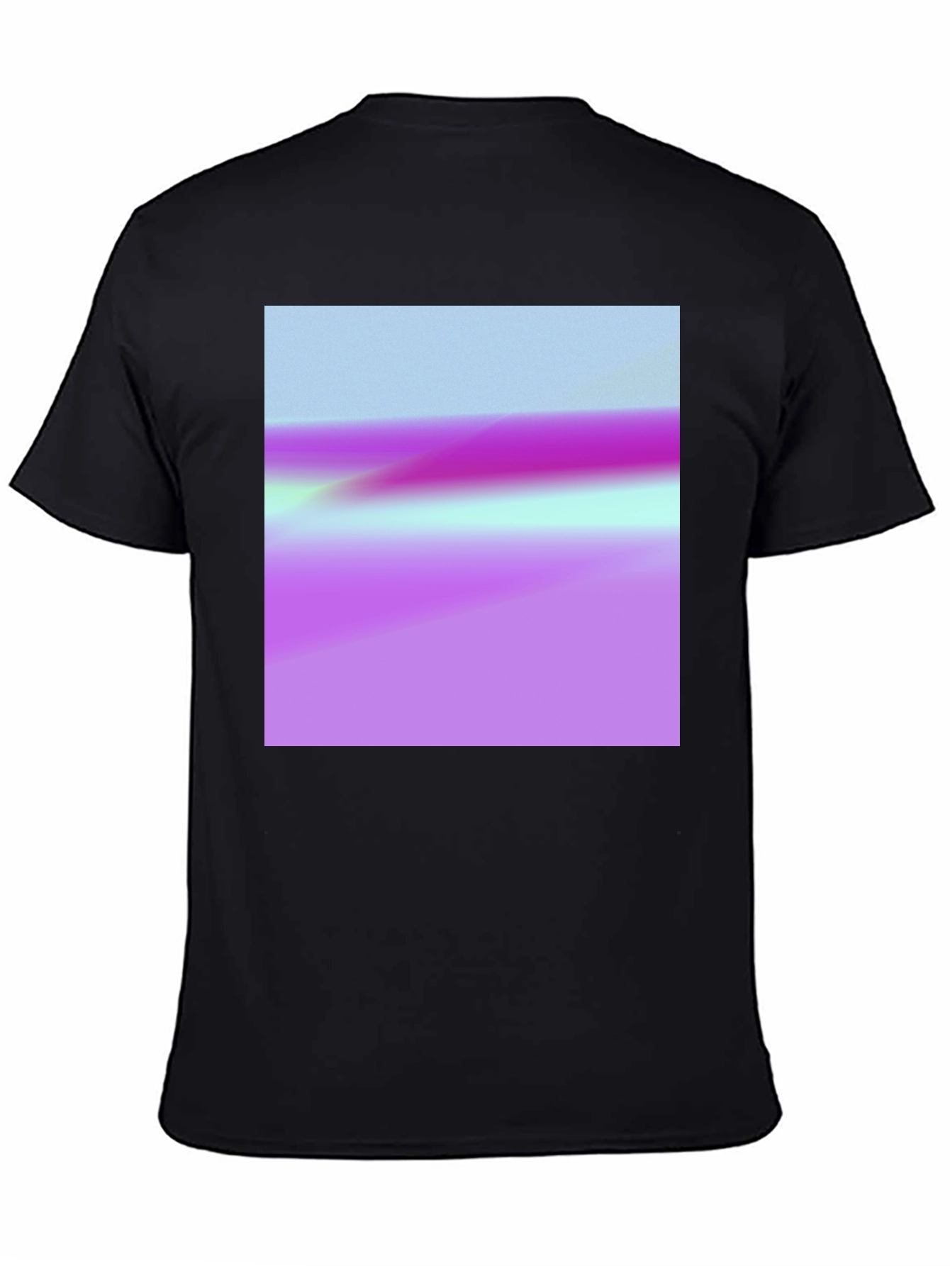 Abstract Horizon Black T-Shirt