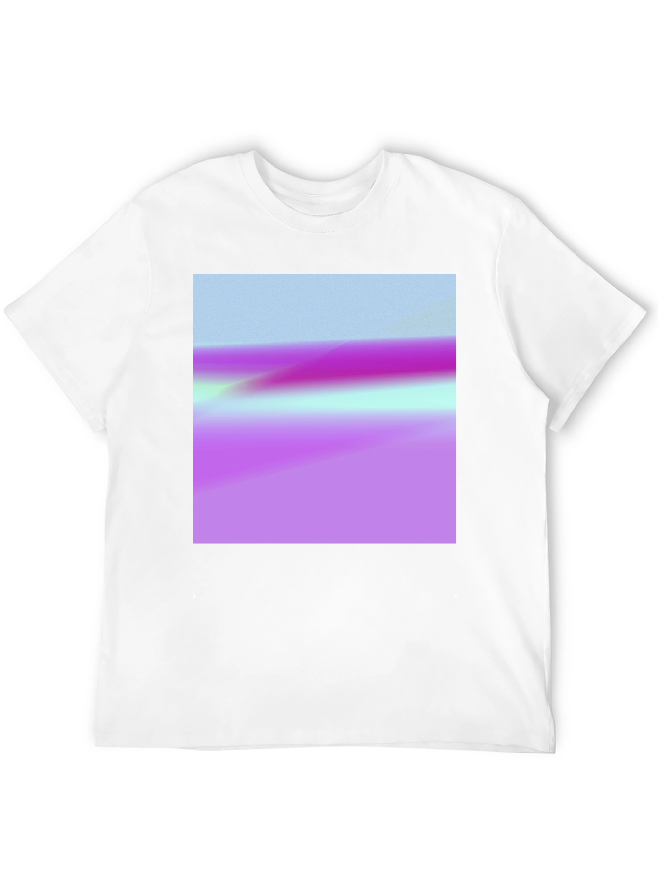 Abstract Horizon Black T-Shirt