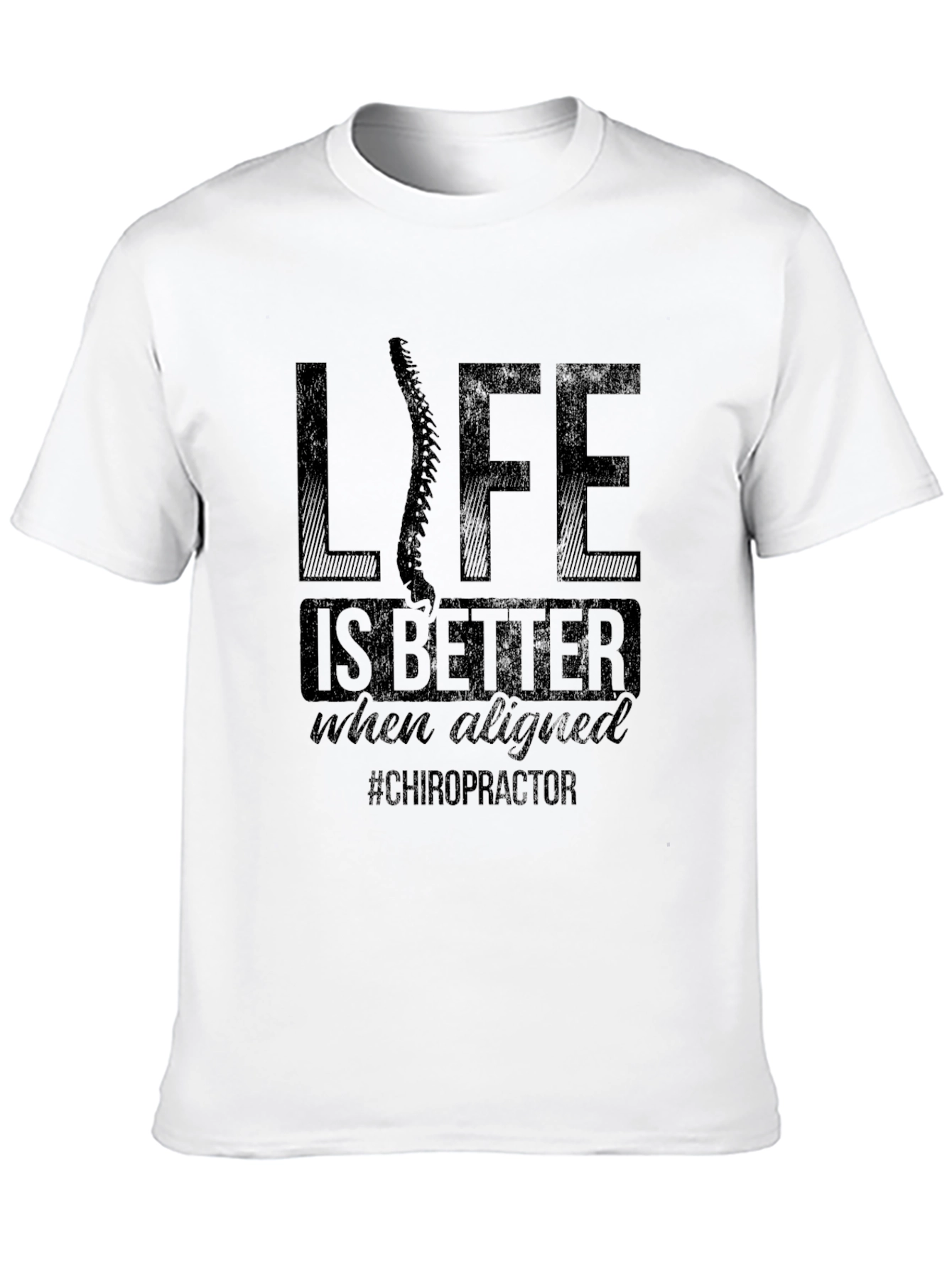 Life is Better Aligned T-Shirt