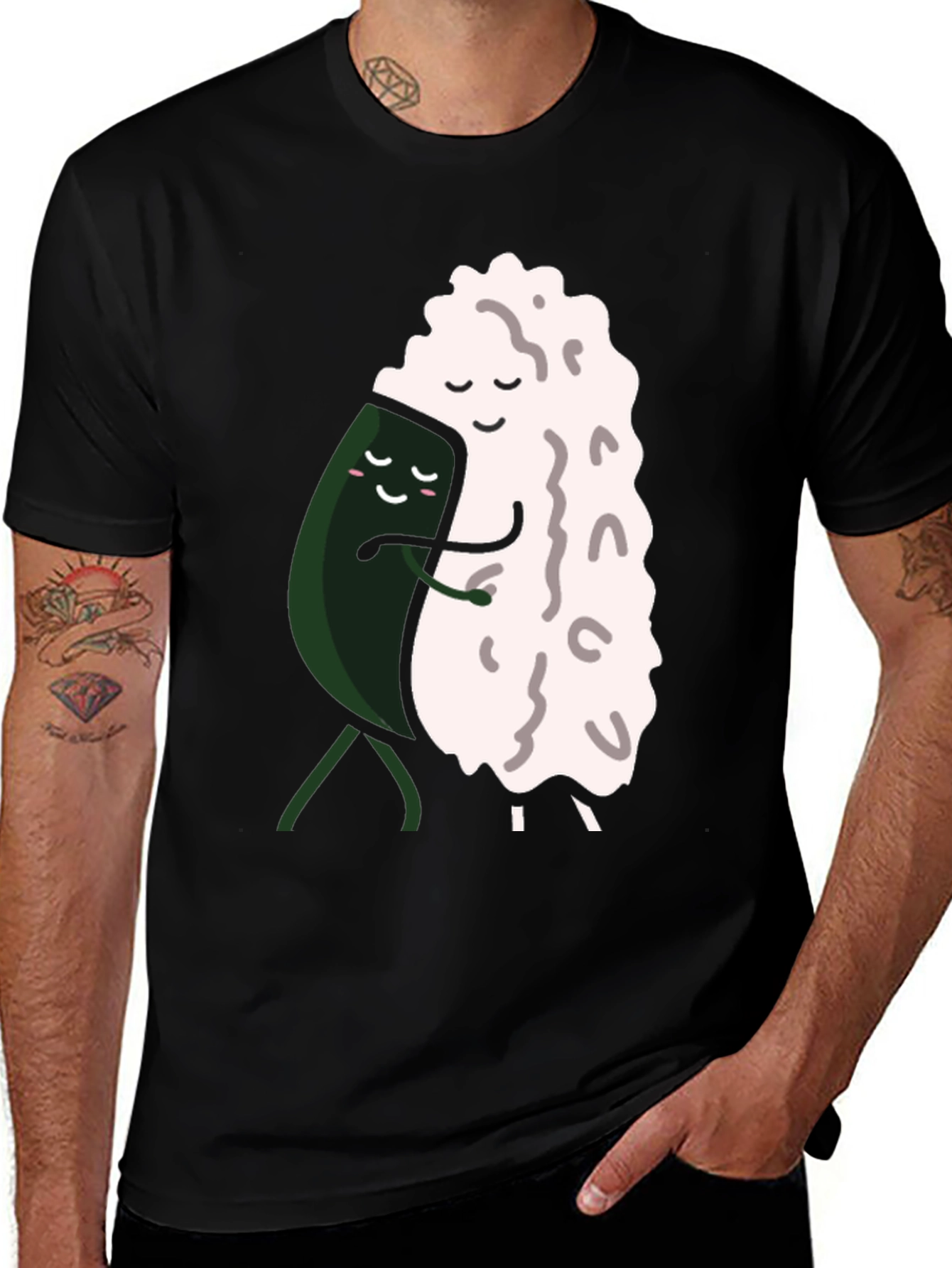 Sushi Hug T-Shirt - Cute Foodie Tee