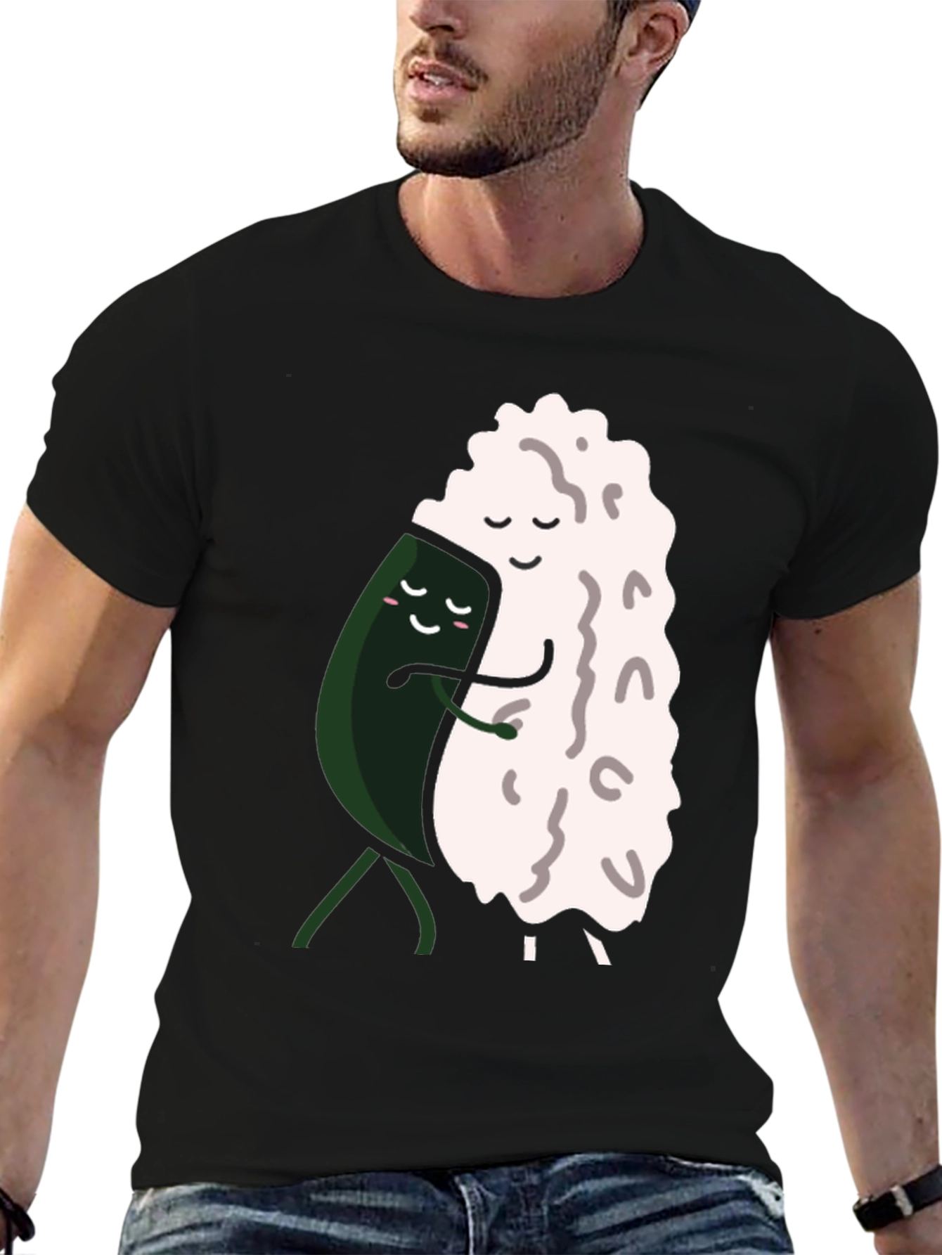 Sushi Hug T-Shirt - Cute Foodie Tee