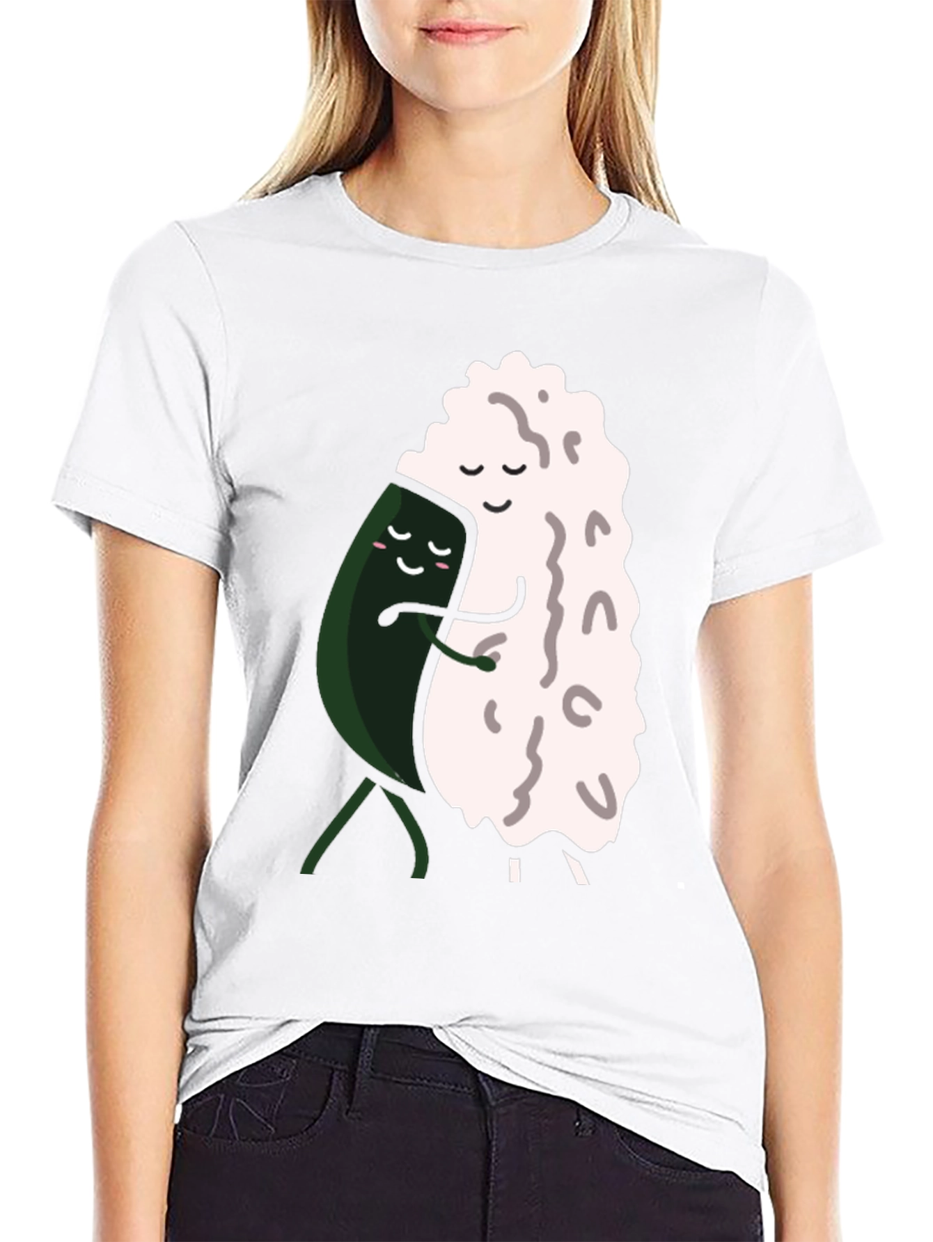 Sushi Hug T-Shirt - Cute Foodie Tee
