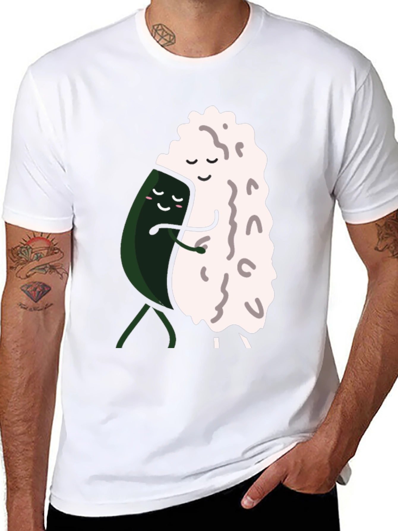 Sushi Hug T-Shirt - Cute Foodie Tee