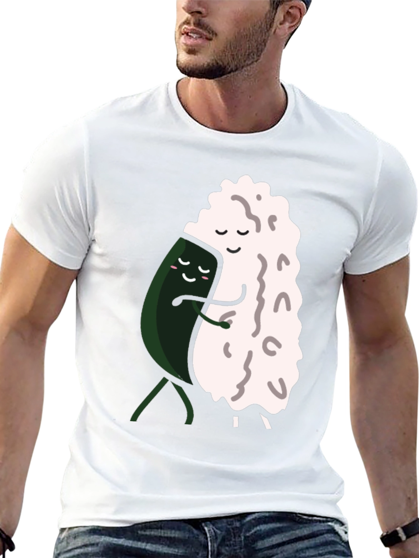 Sushi Hug T-Shirt - Cute Foodie Tee