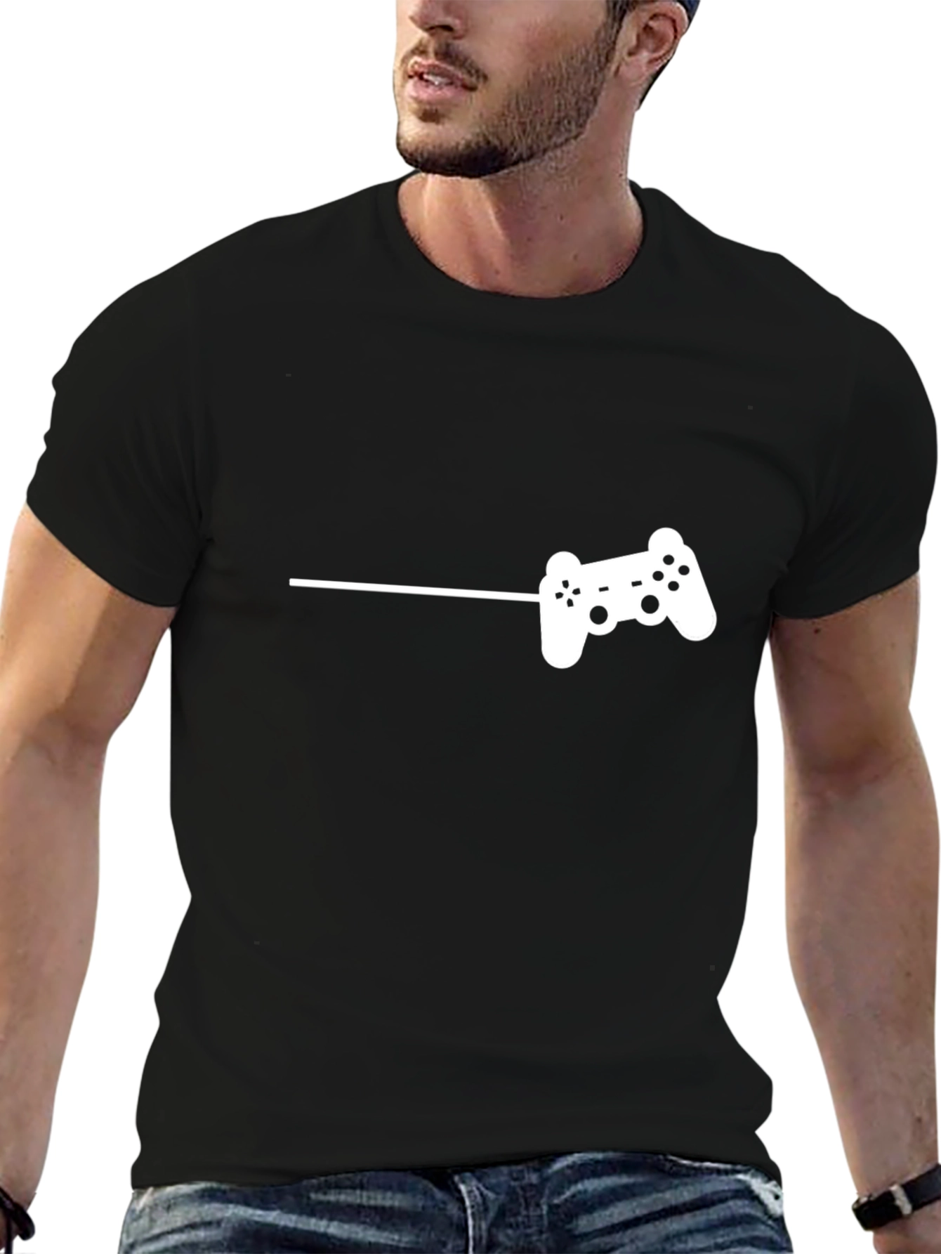 Gamer Controller T-Shirt - Black