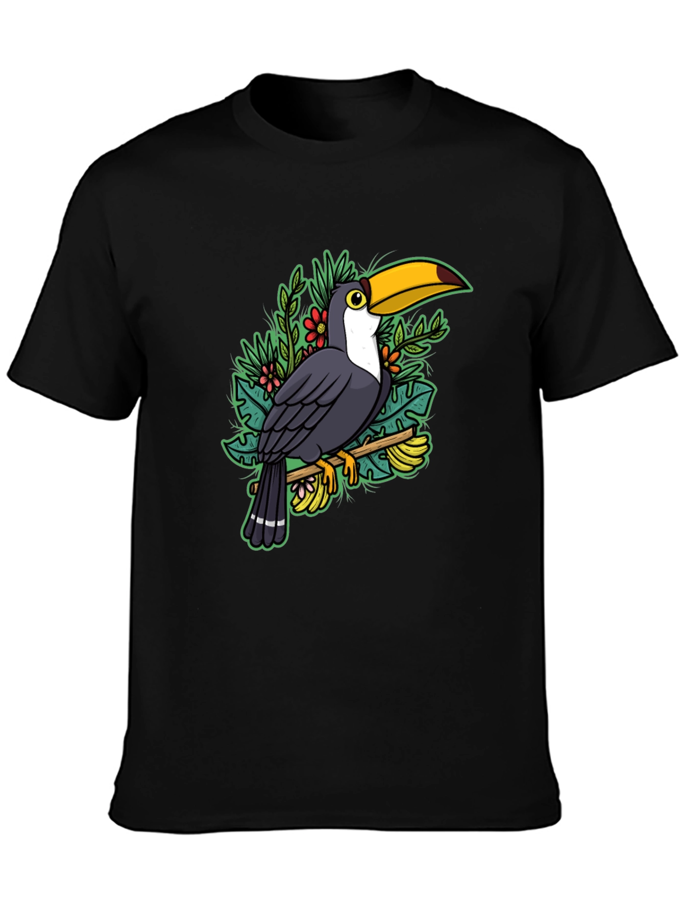 Toucan Graphic T-Shirt - Tropical Bird Tee