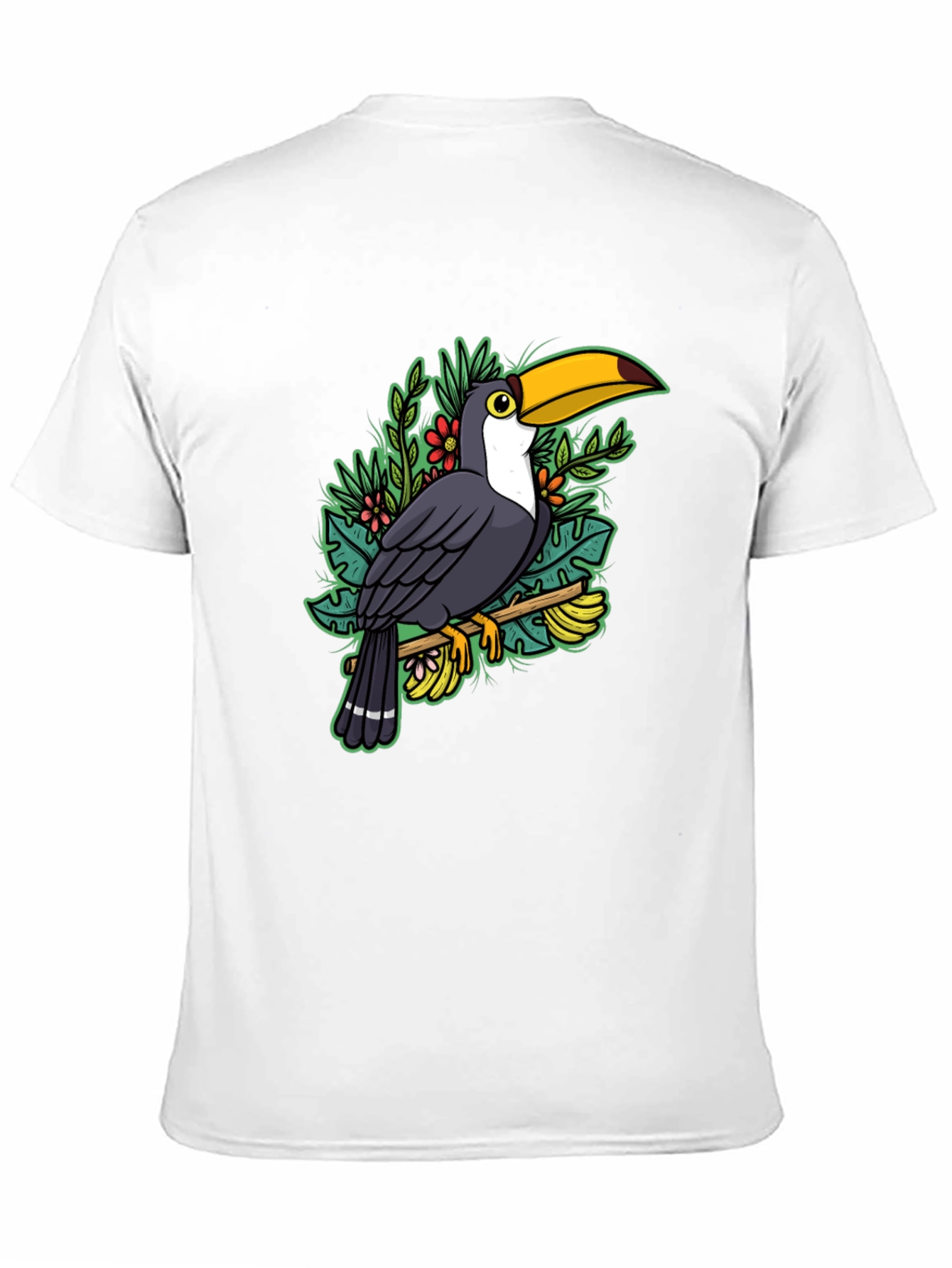 Toucan Graphic T-Shirt - Tropical Bird Tee