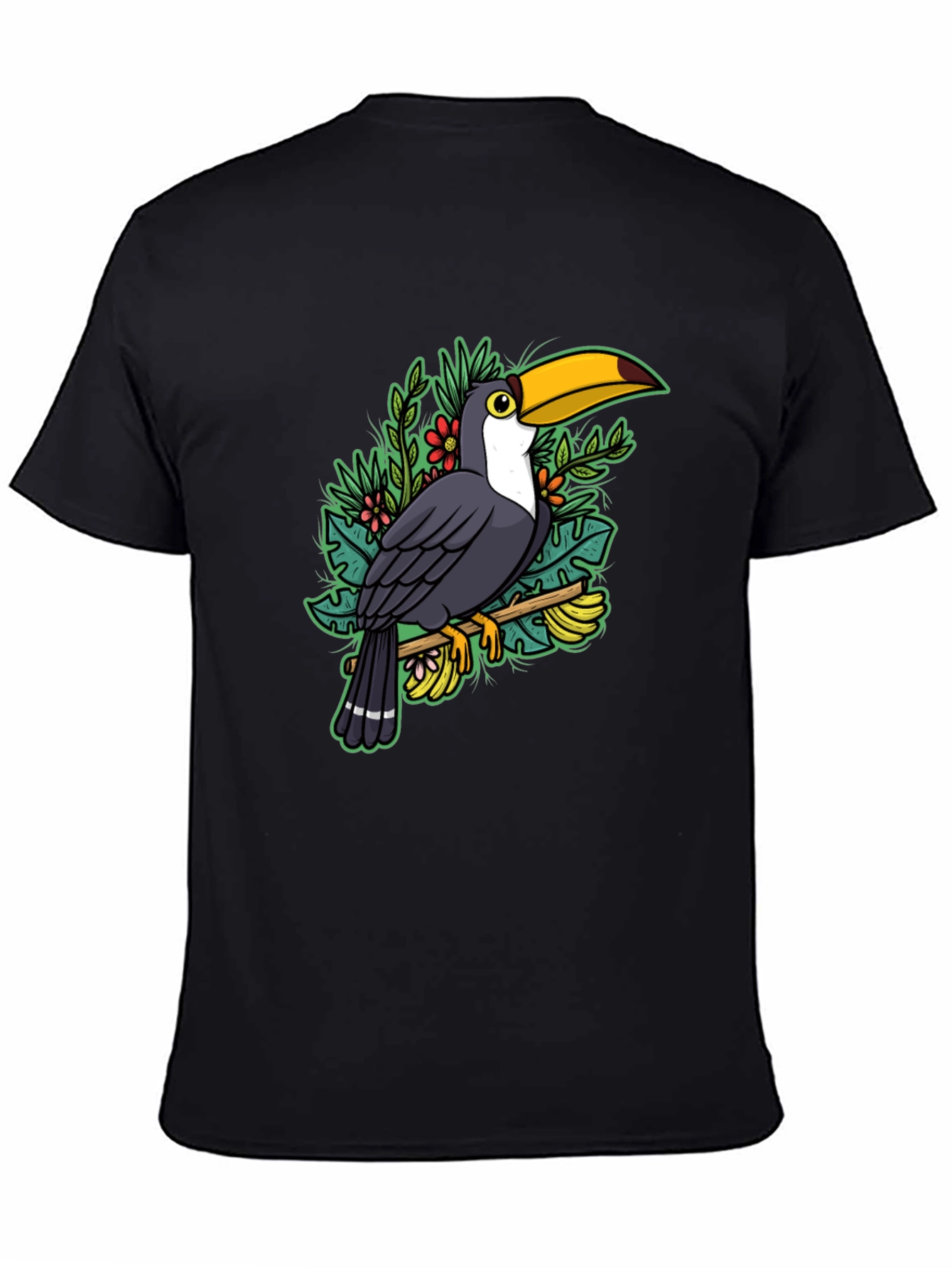 Toucan Graphic T-Shirt - Tropical Bird Tee