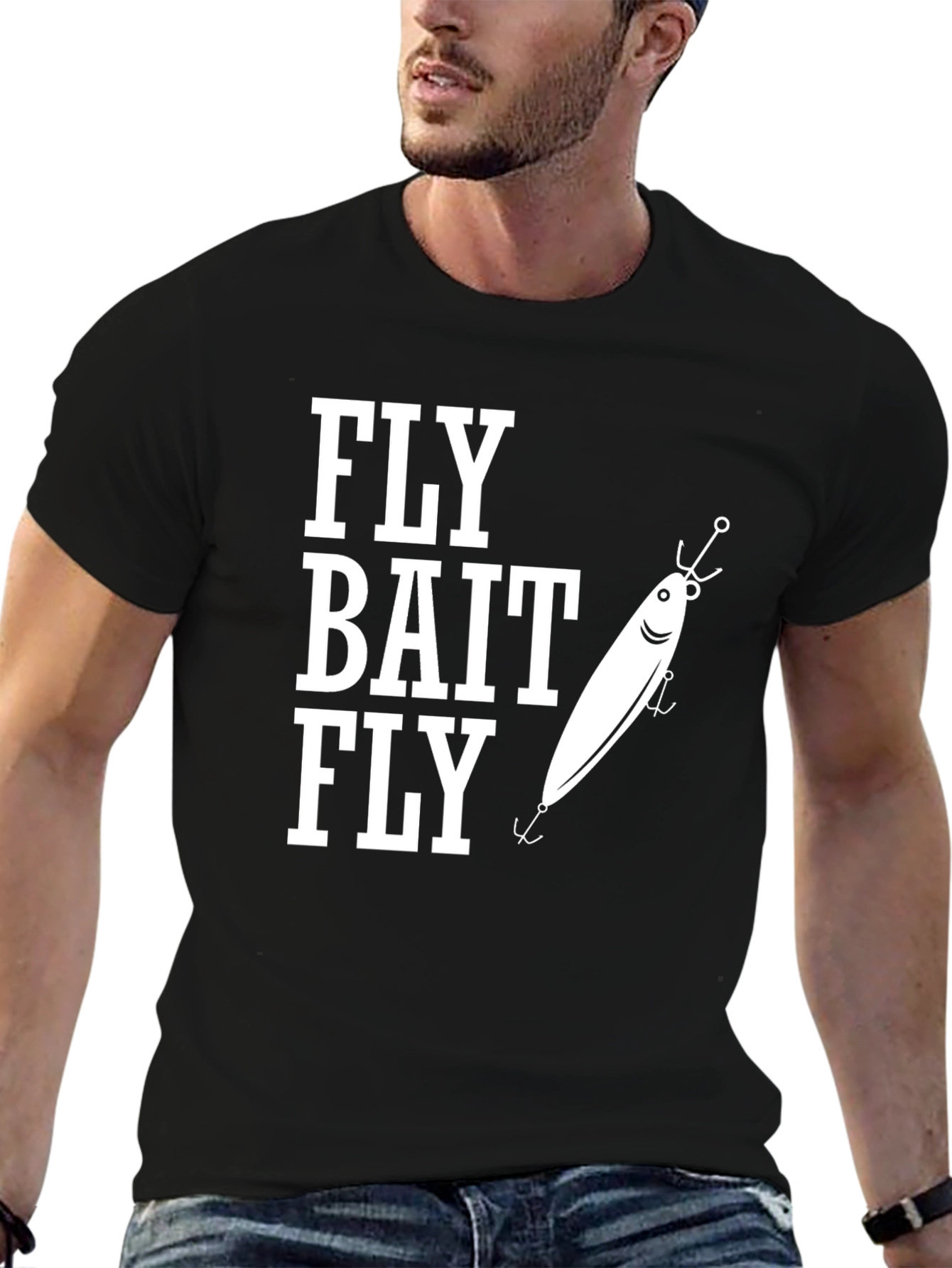 Fly Bait Fly Fishing T-Shirt - Graphic Tee