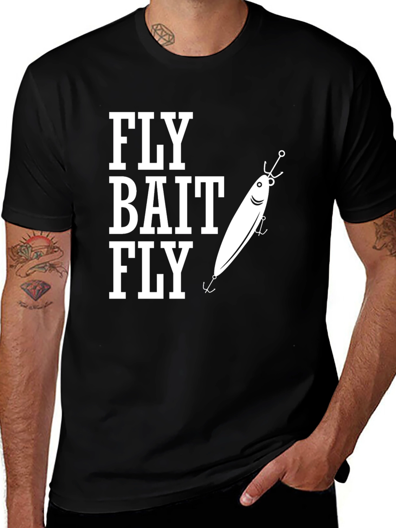 Fly Bait Fly Fishing T-Shirt - Graphic Tee