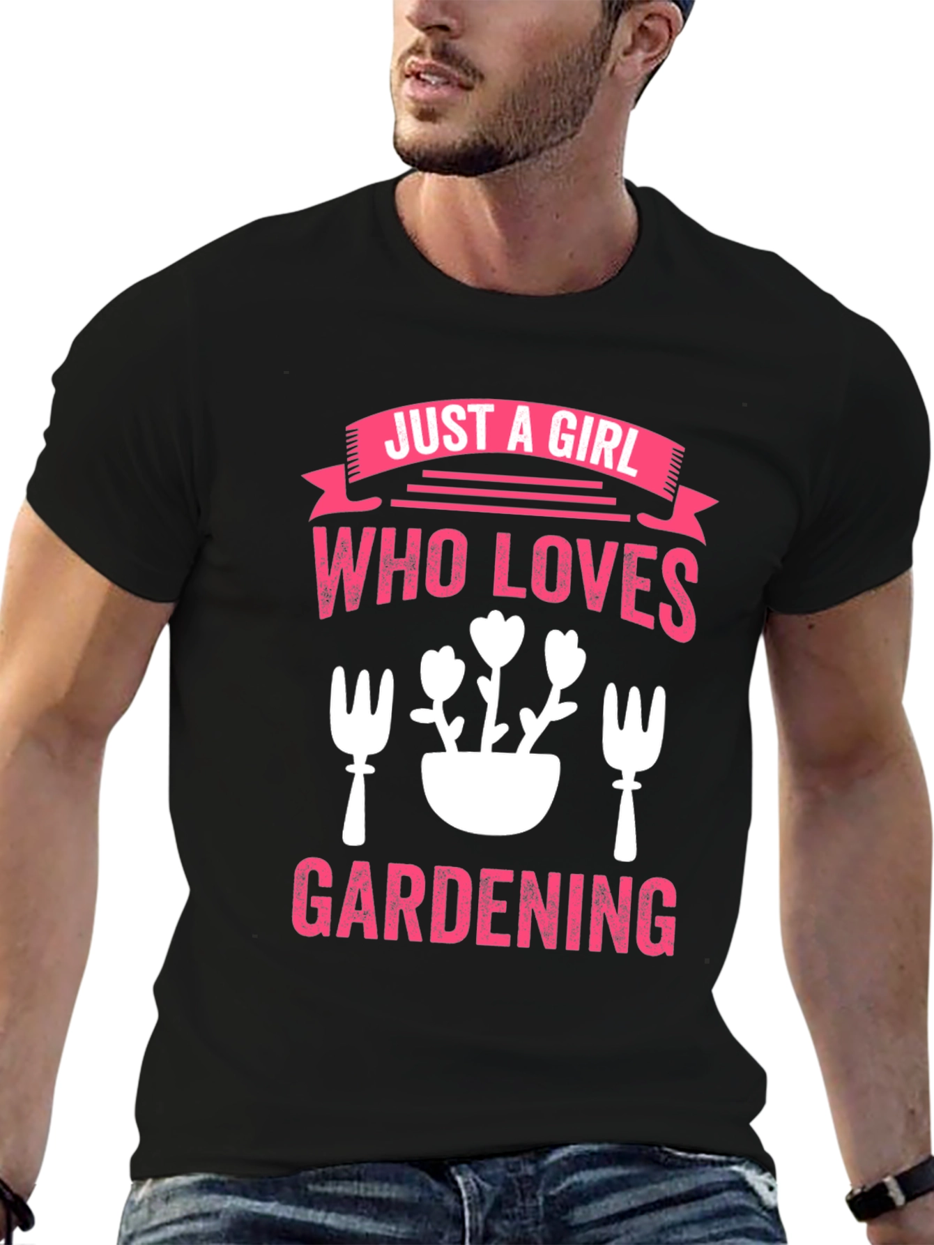 Just a Girl Who Loves Gardening T-Shirt