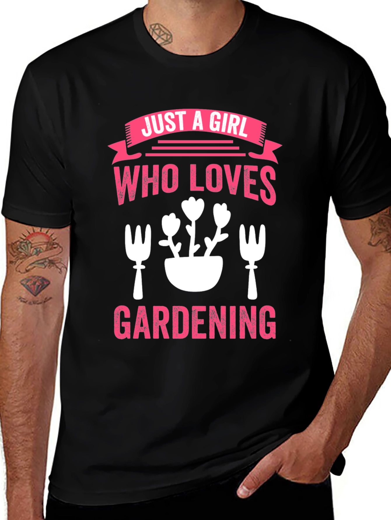 Just a Girl Who Loves Gardening T-Shirt