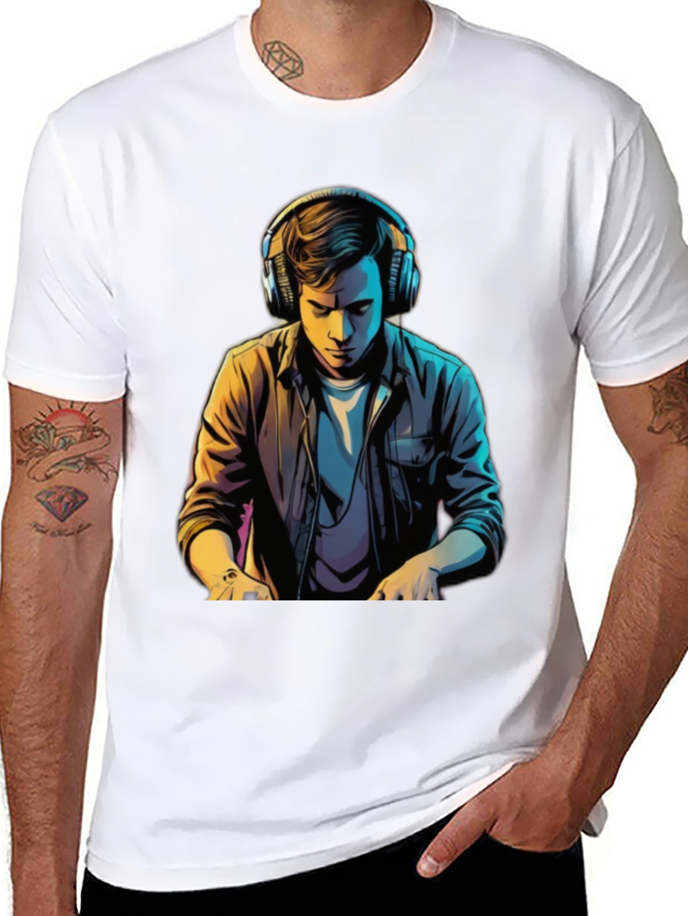 DJ Graphic T-Shirt - Music Lover Tee