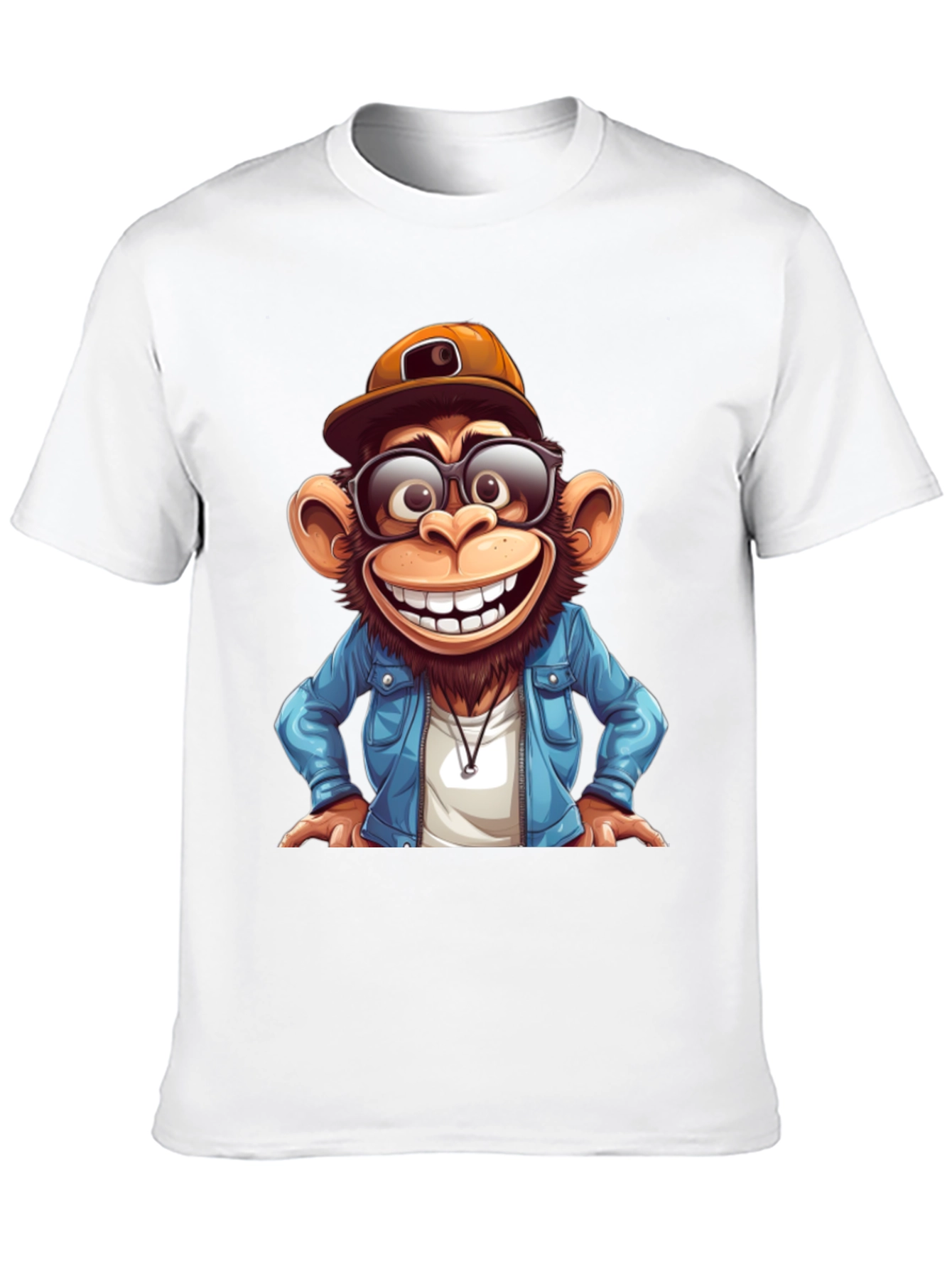 Cool Monkey Graphic Tee - Black