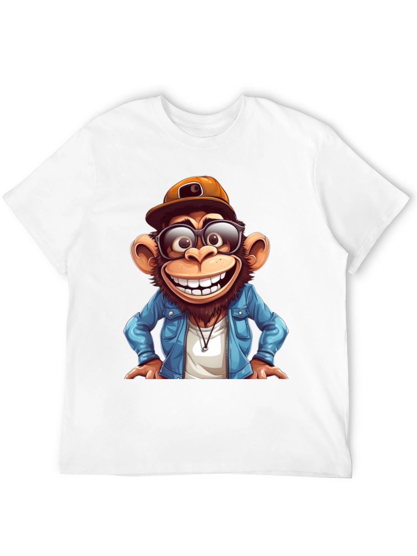 Cool Monkey Graphic Tee - Black
