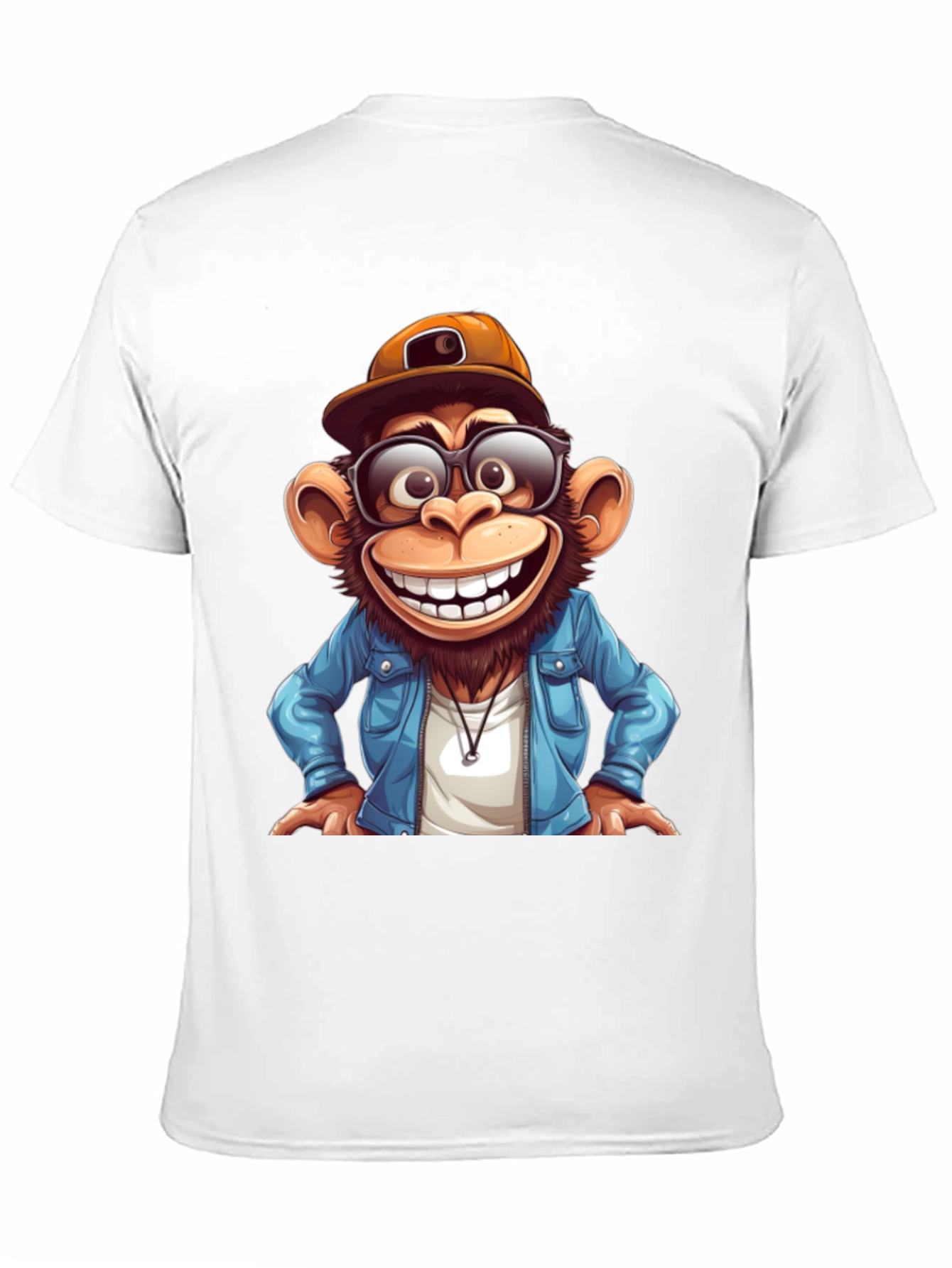 Cool Monkey Graphic Tee - Black