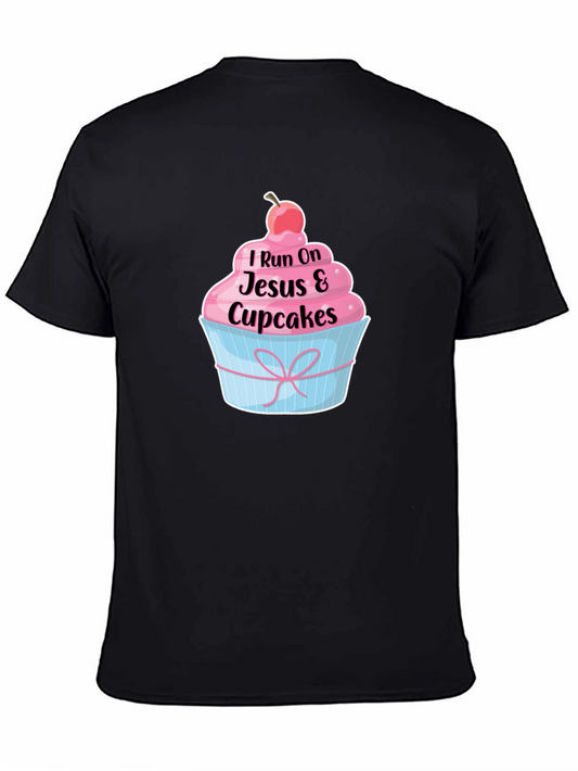 I Run on Jesus and Cupcakes T-Shirt
