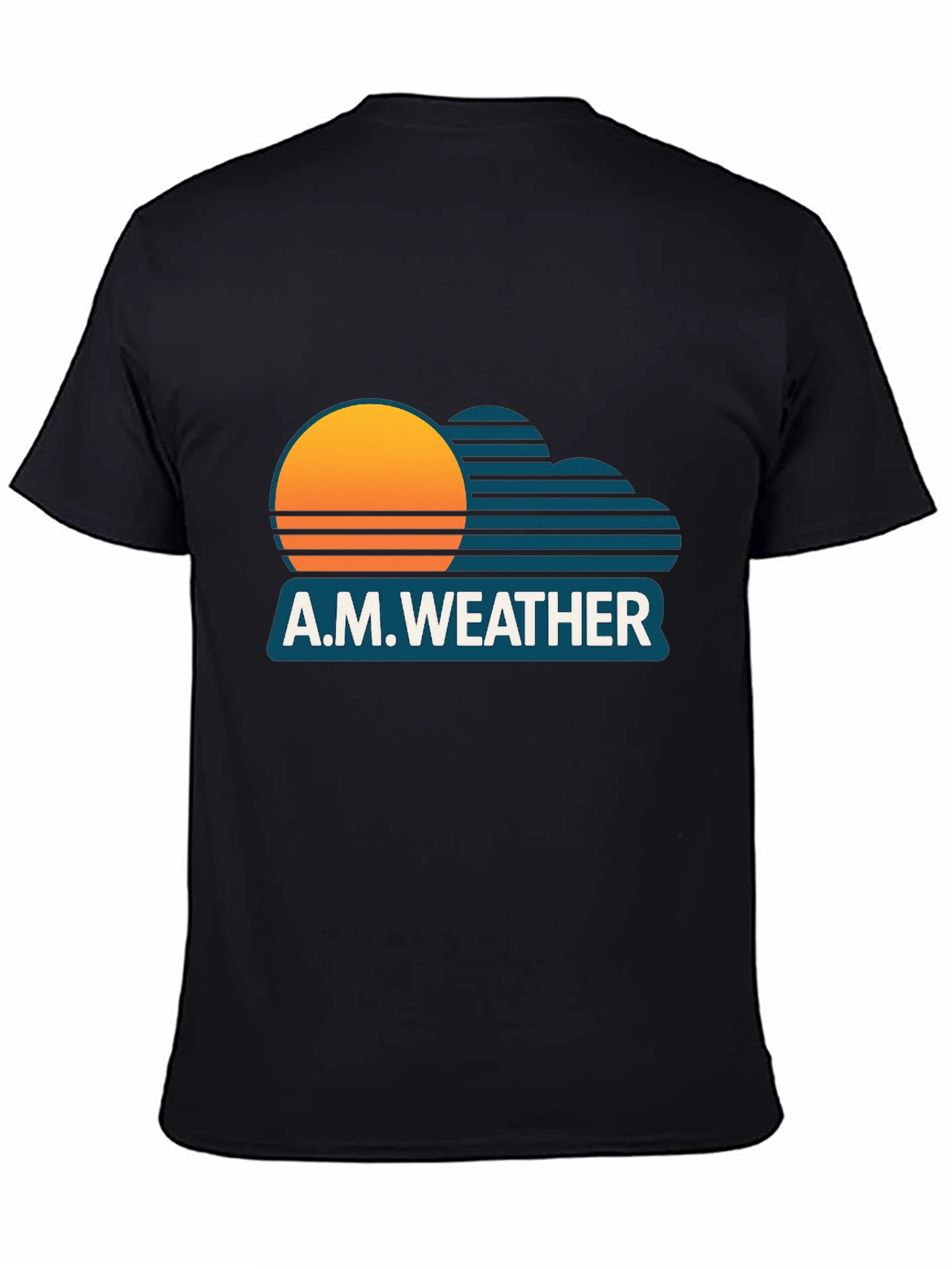 A.M. Weather Graphic Tee - Retro Sunset Style