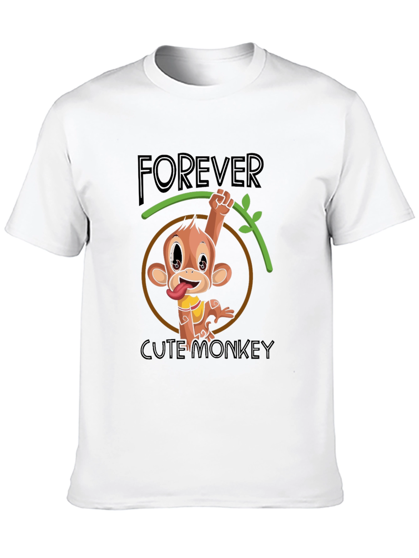Forever Cute Monkey Graphic Tee