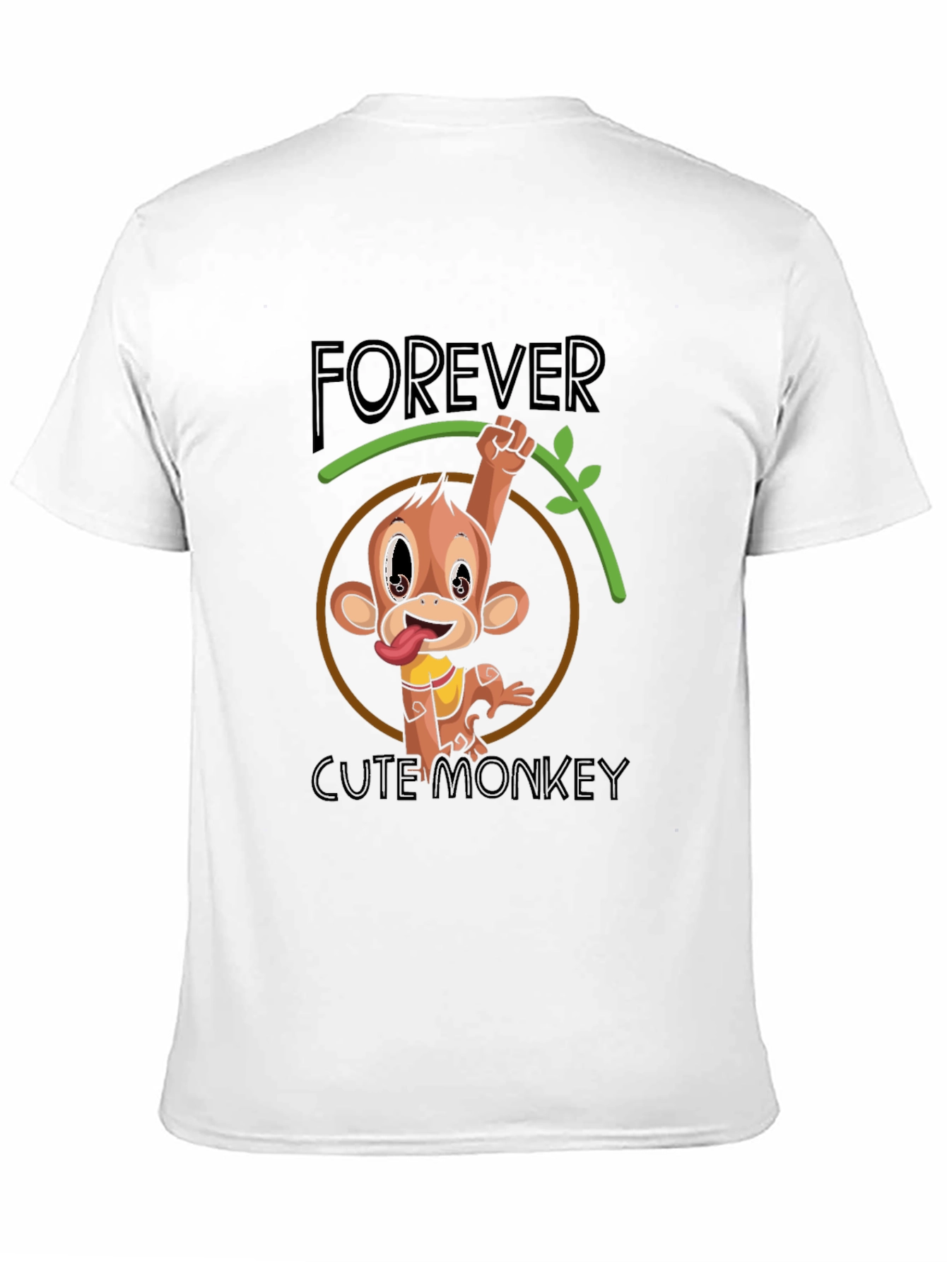 Forever Cute Monkey Graphic Tee