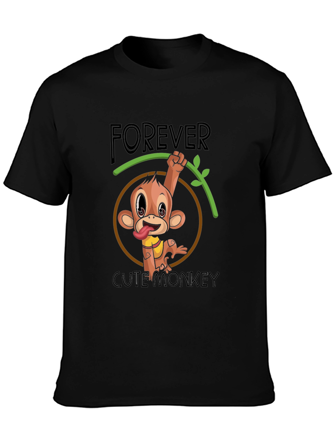 Forever Cute Monkey Graphic Tee
