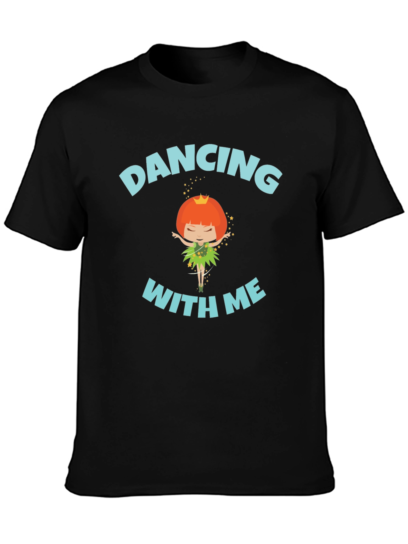 Dancing With Me Graphic Black T-Shirt