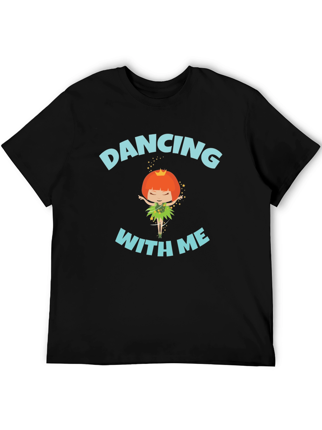 Dancing With Me Graphic Black T-Shirt