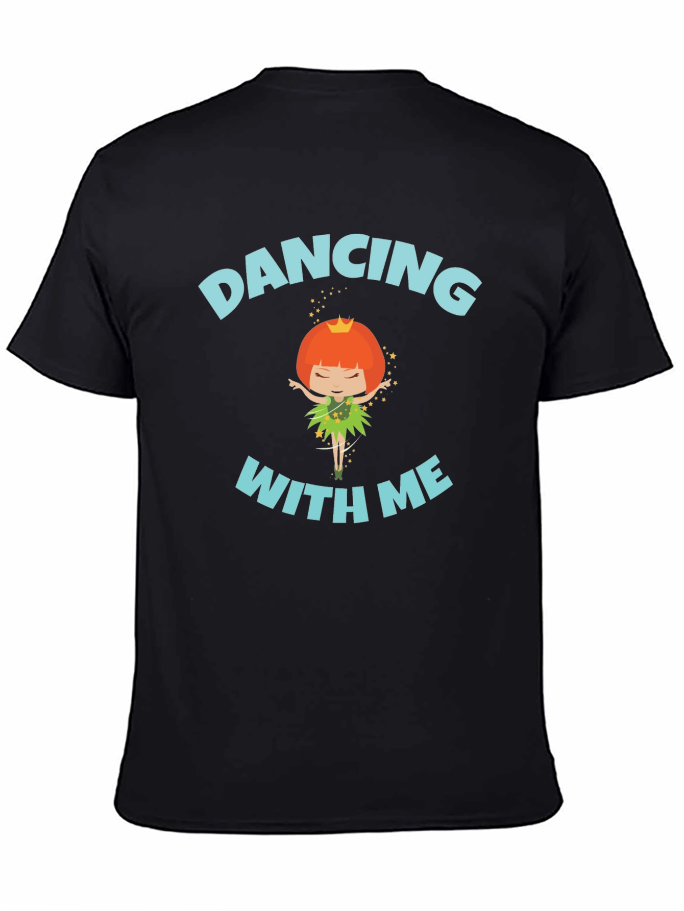 Dancing With Me Graphic Black T-Shirt