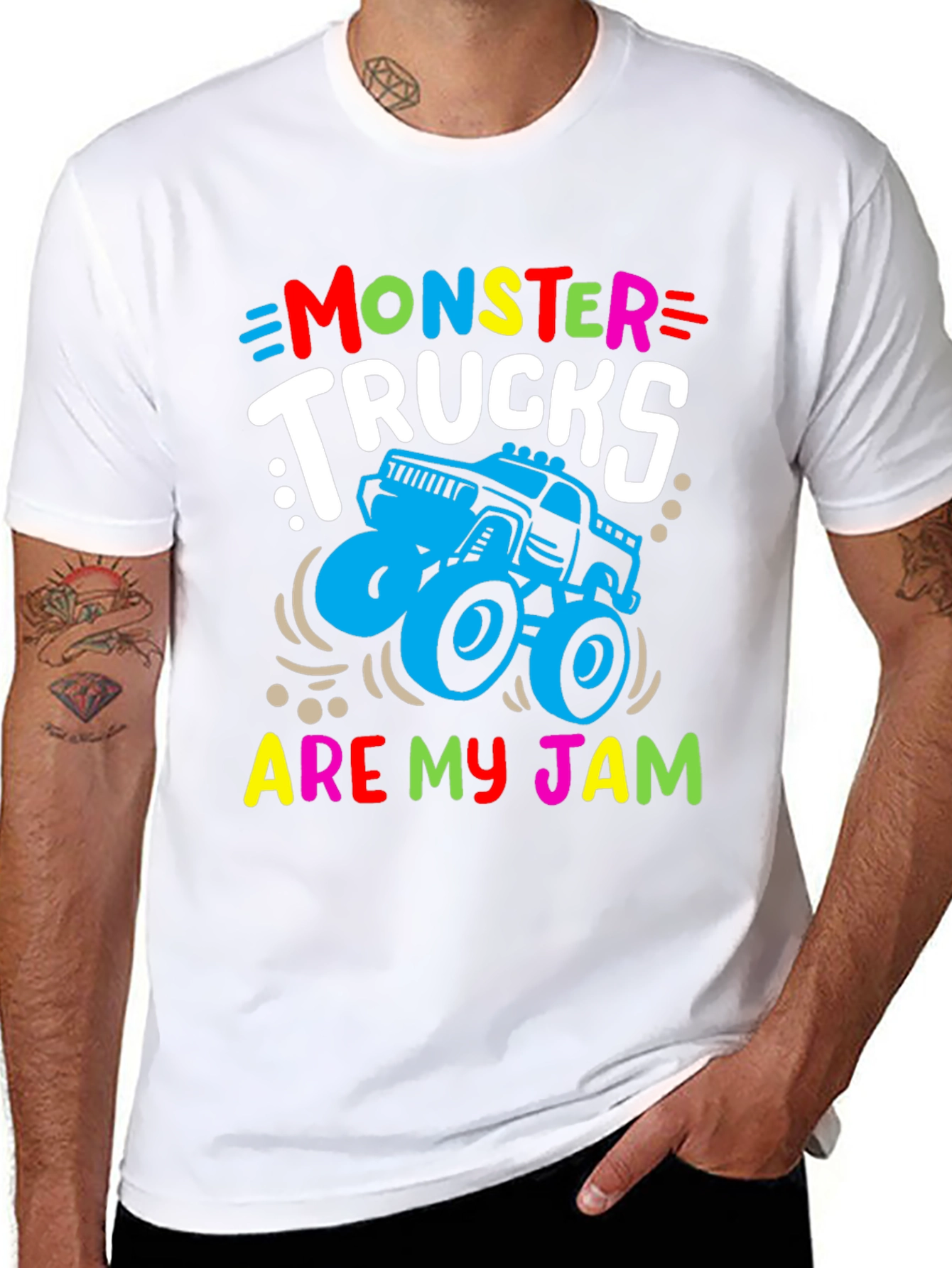 Monster Trucks Are My Jam Graphic Tee