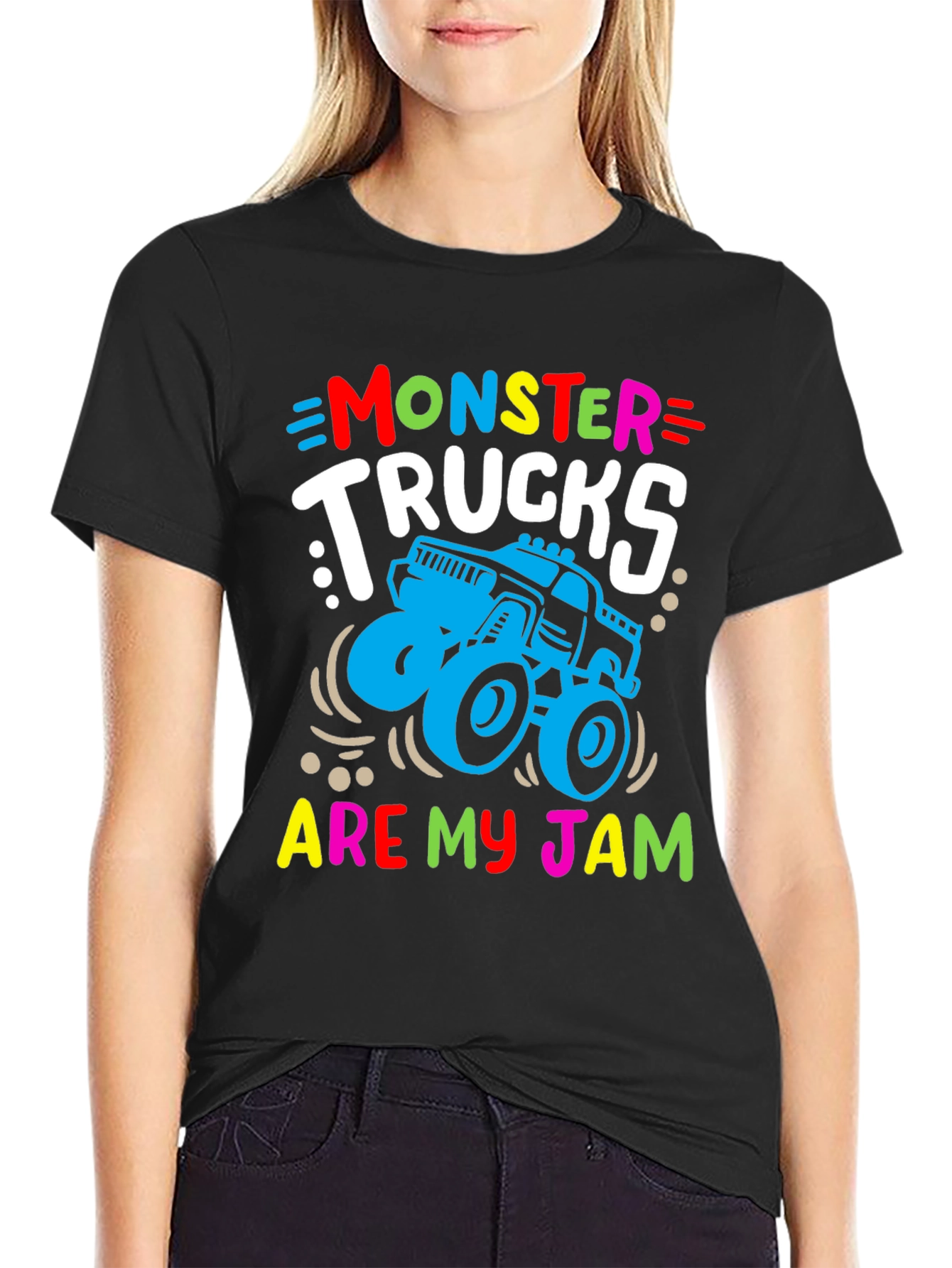 Monster Trucks Are My Jam Graphic Tee