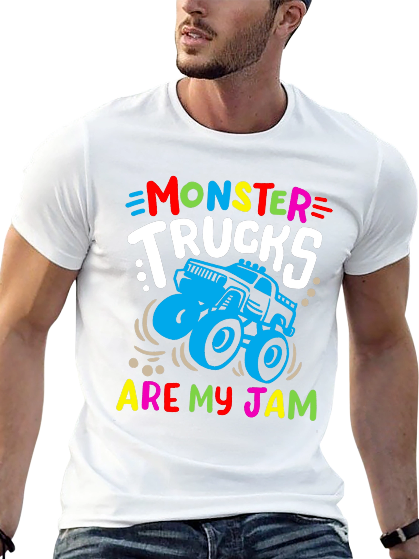 Monster Trucks Are My Jam Graphic Tee