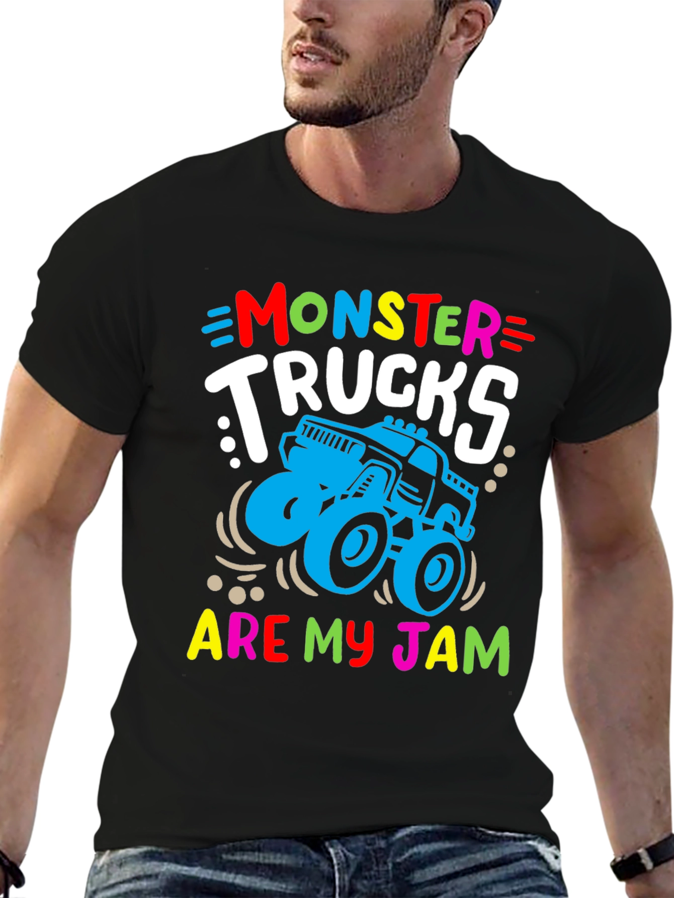 Monster Trucks Are My Jam Graphic Tee
