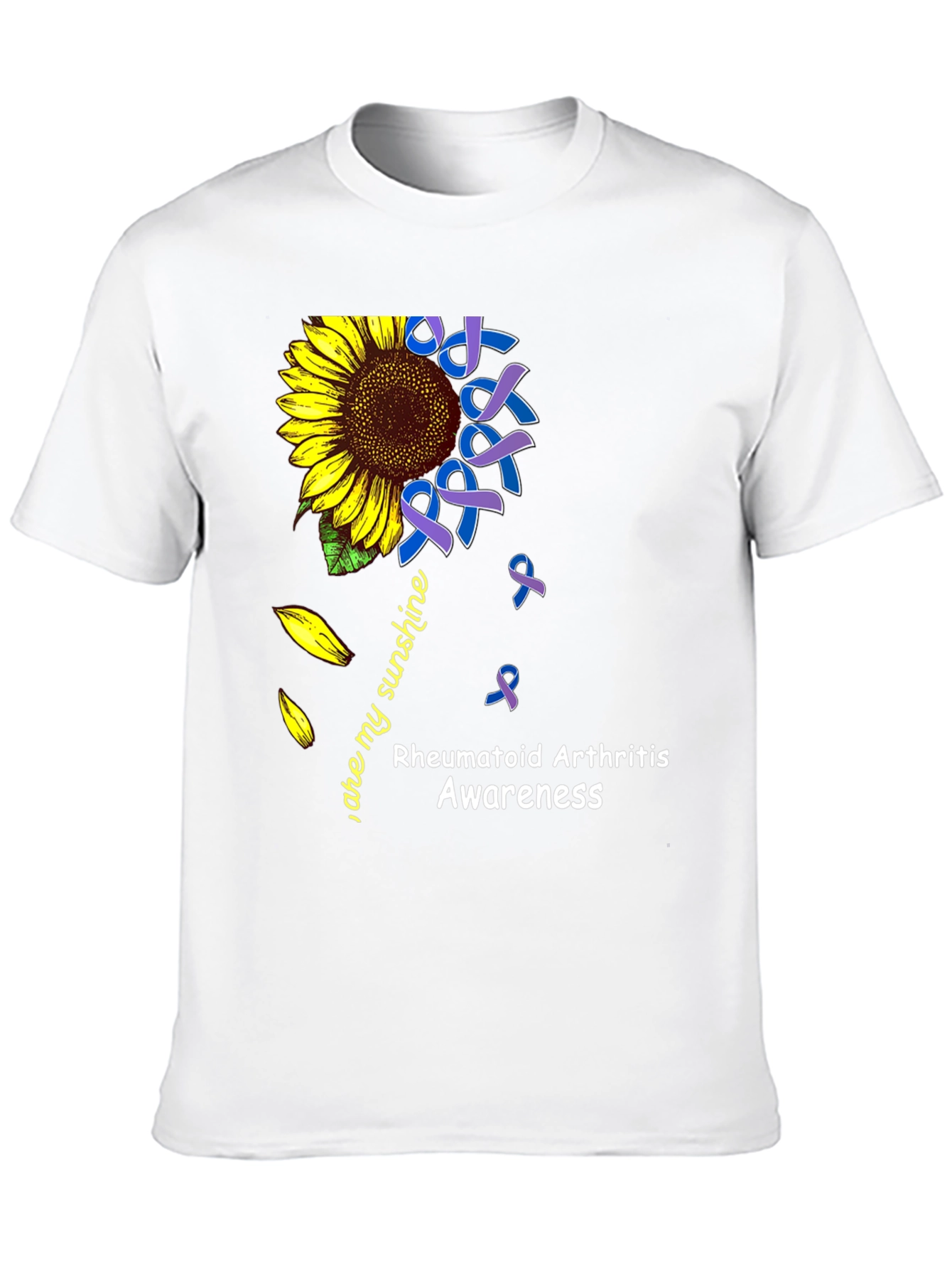 Rheumatoid Arthritis Awareness Sunflower T-Shirt