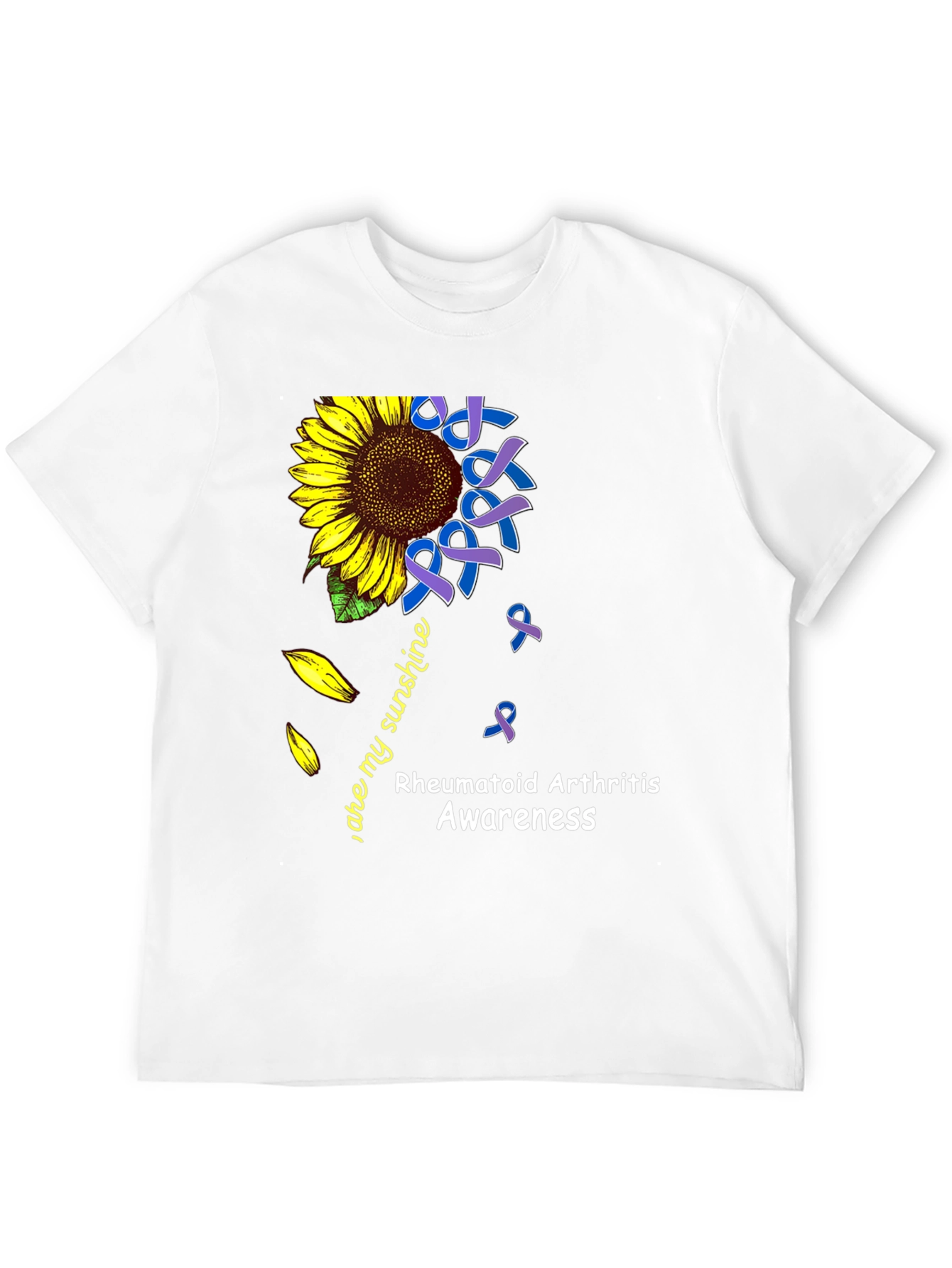 Rheumatoid Arthritis Awareness Sunflower T-Shirt