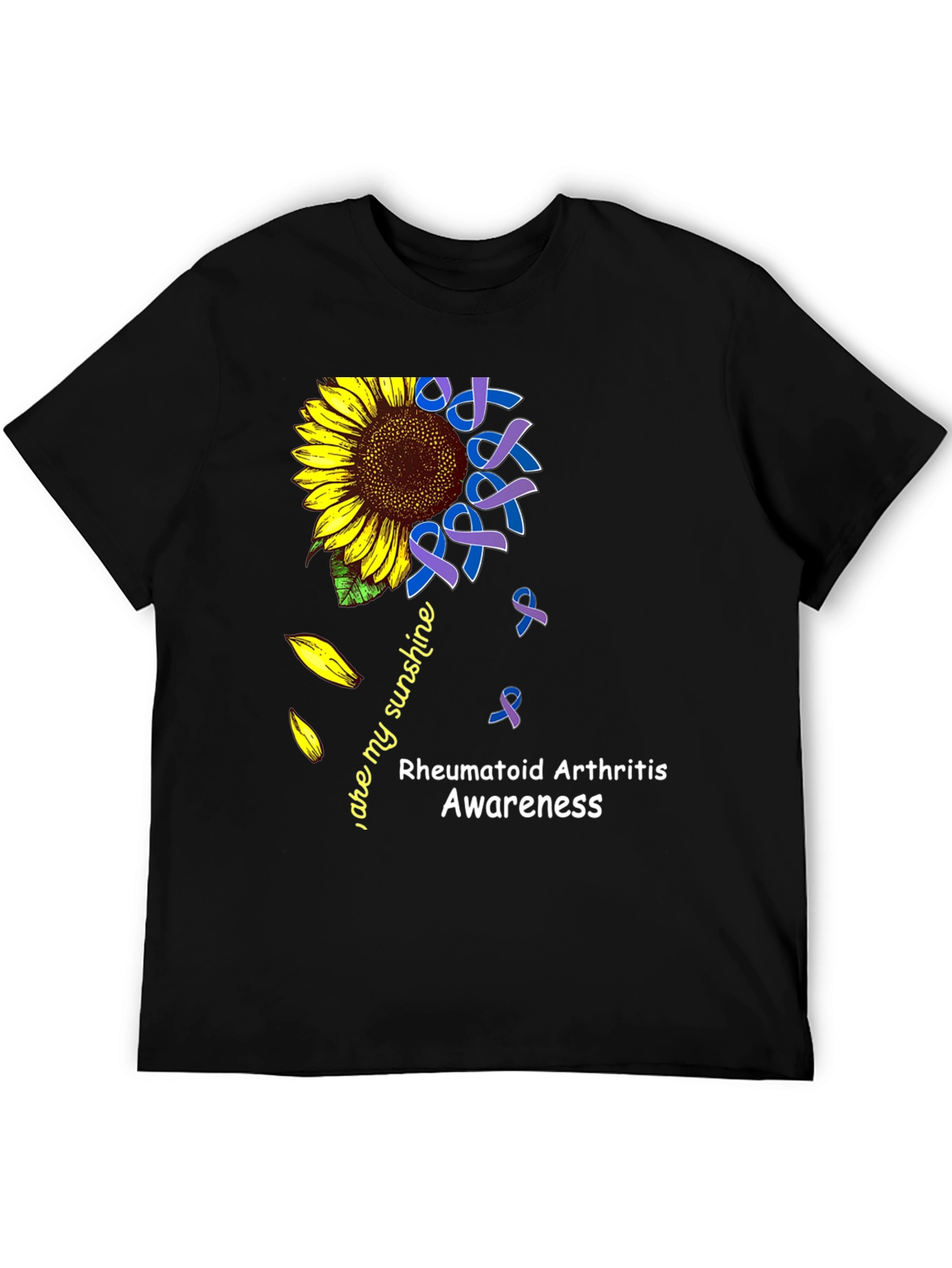 Rheumatoid Arthritis Awareness Sunflower T-Shirt