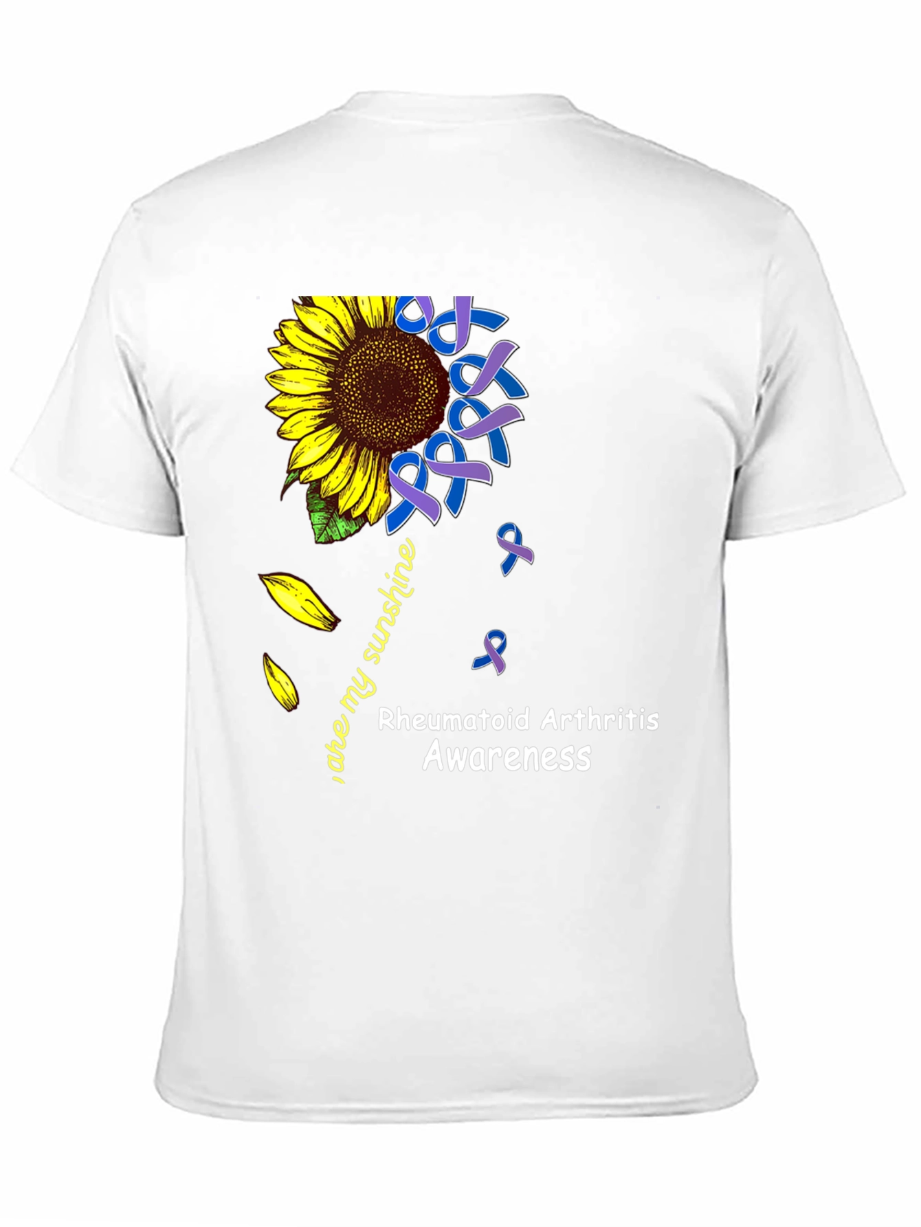 Rheumatoid Arthritis Awareness Sunflower T-Shirt