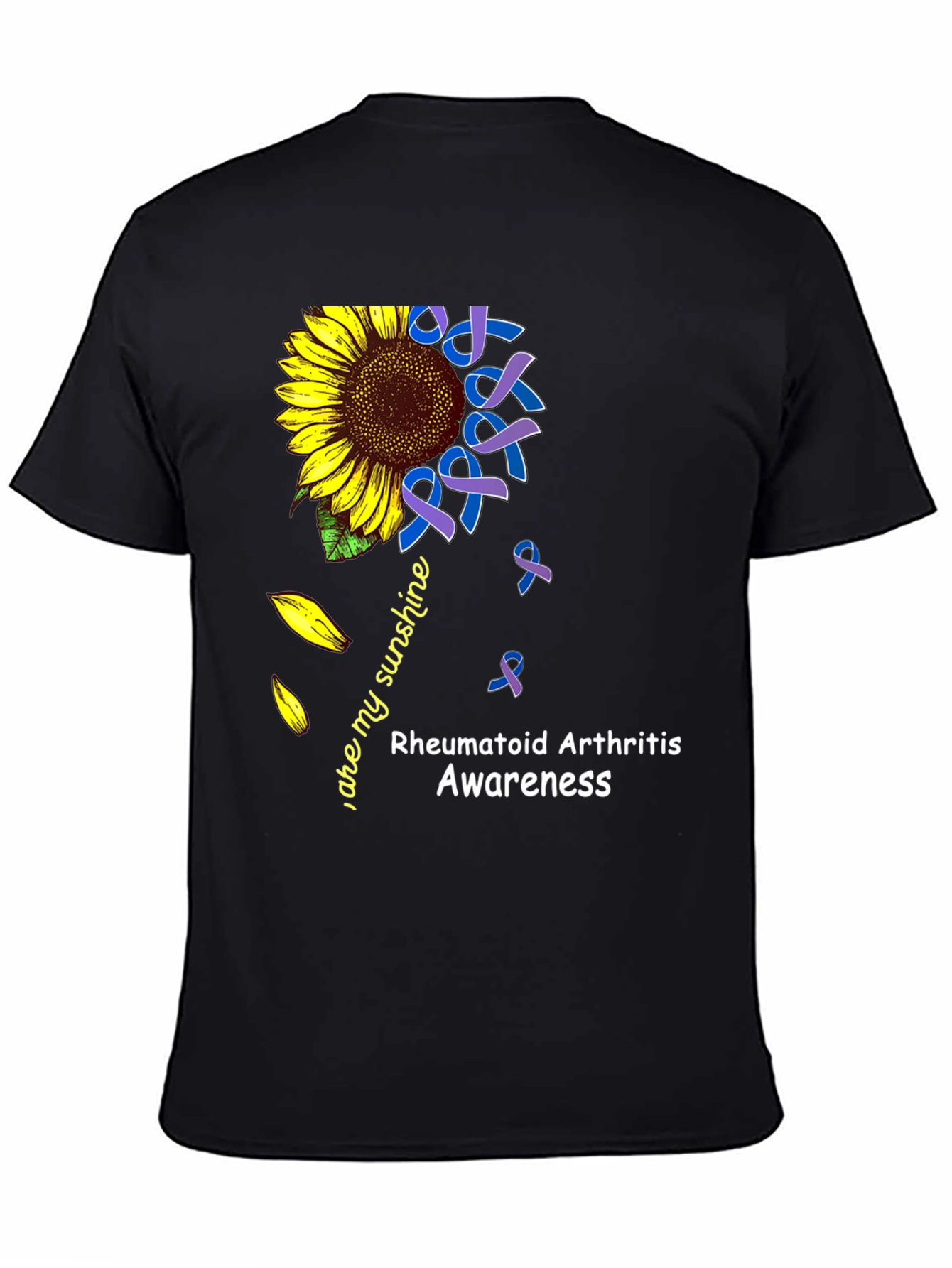 Rheumatoid Arthritis Awareness Sunflower T-Shirt
