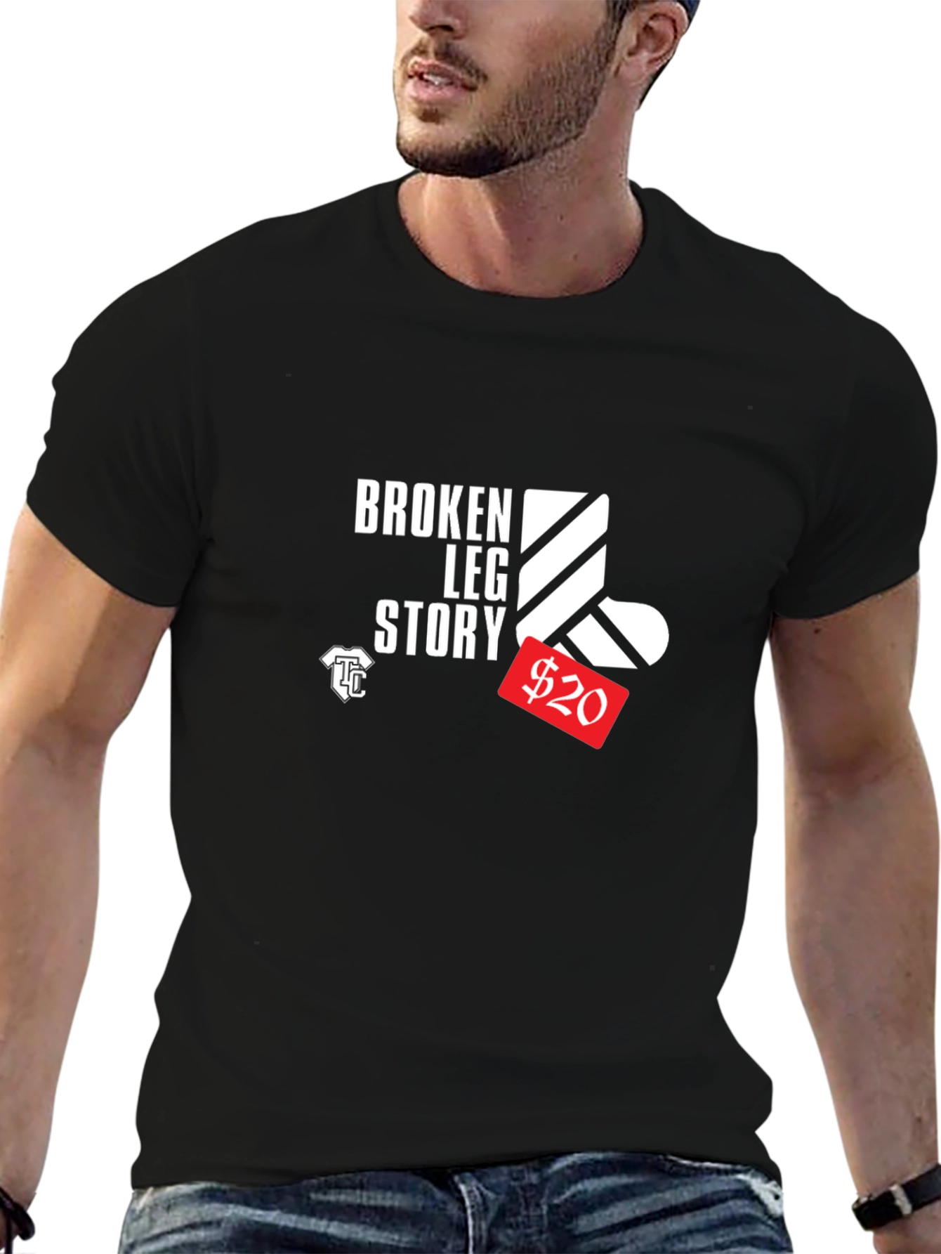 Broken Leg Story T-Shirt - Get Well Gift