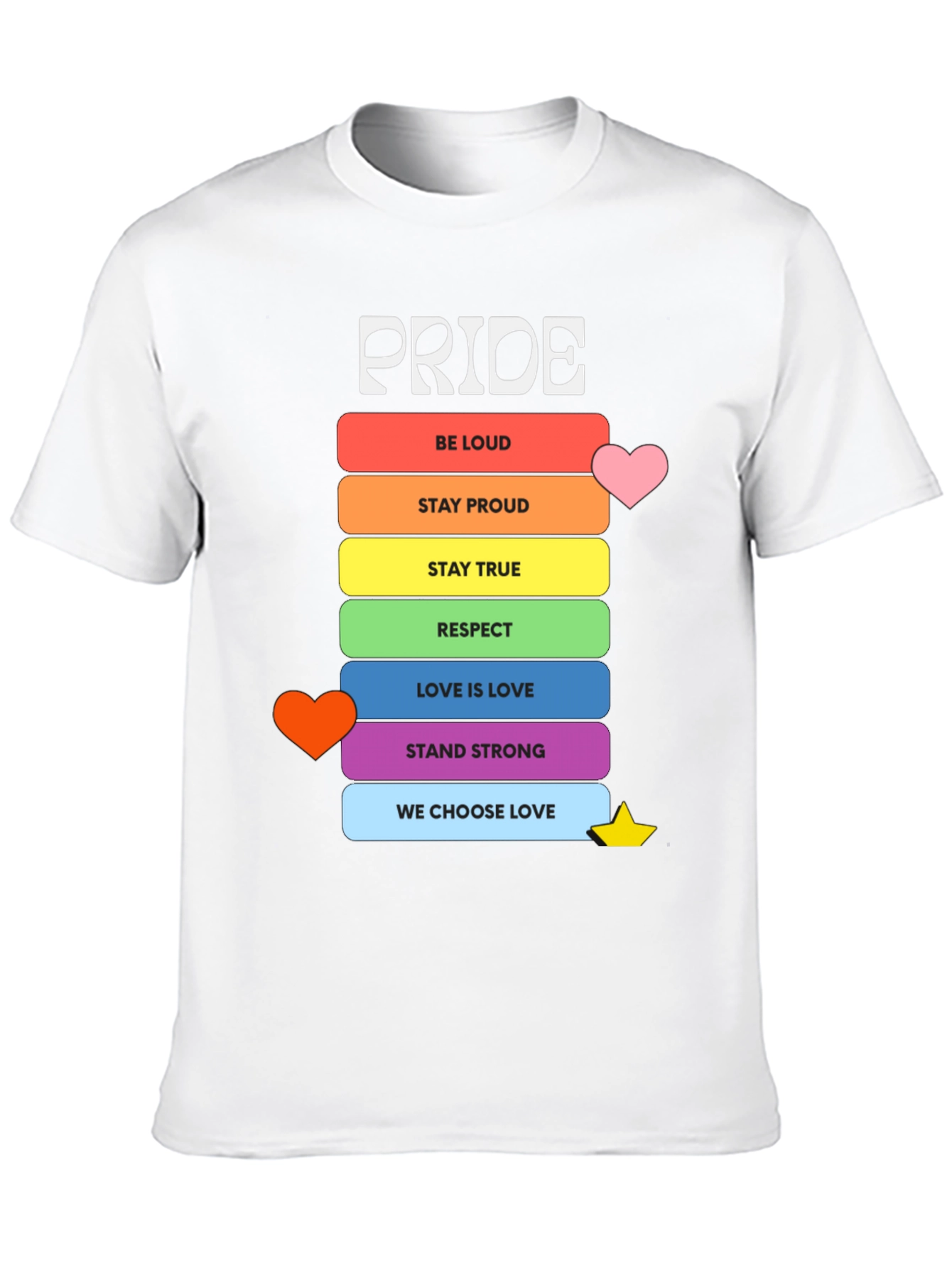 Pride Rainbow T-Shirt - Love & Respect